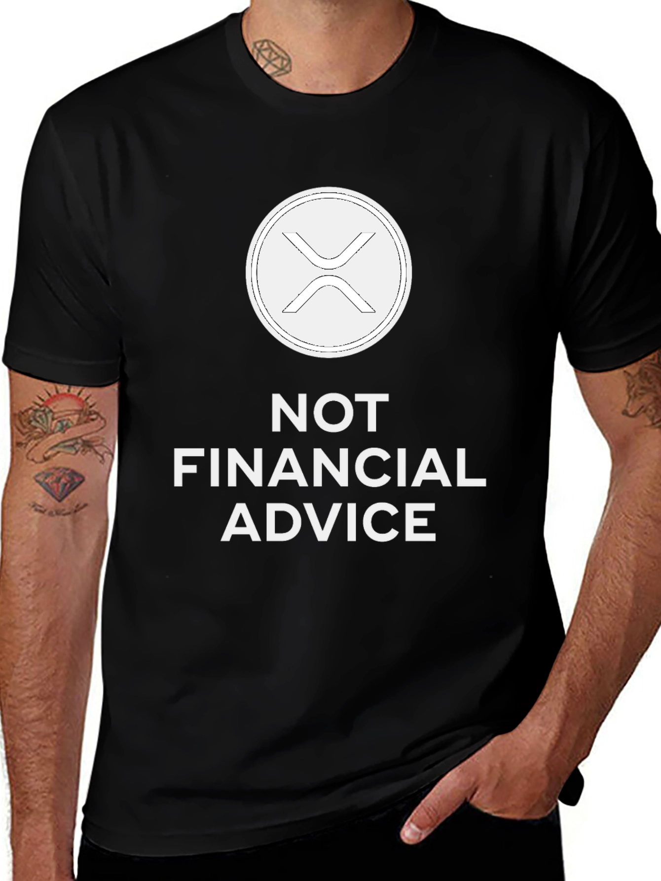 XRP Crypto T-Shirt - NOT Financial Advice