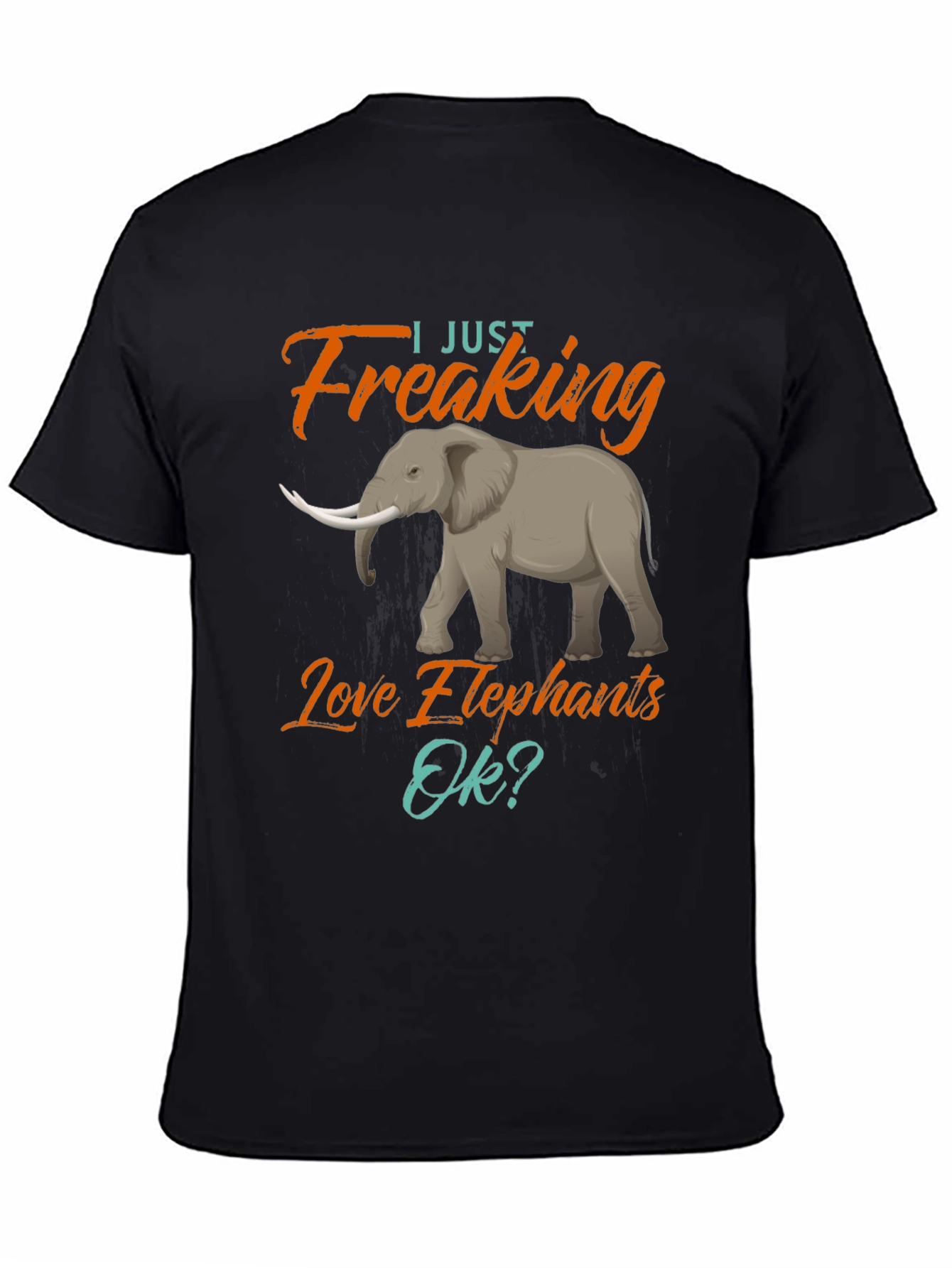 Elephant Lovers T-Shirt - Freaking Love Elephants
