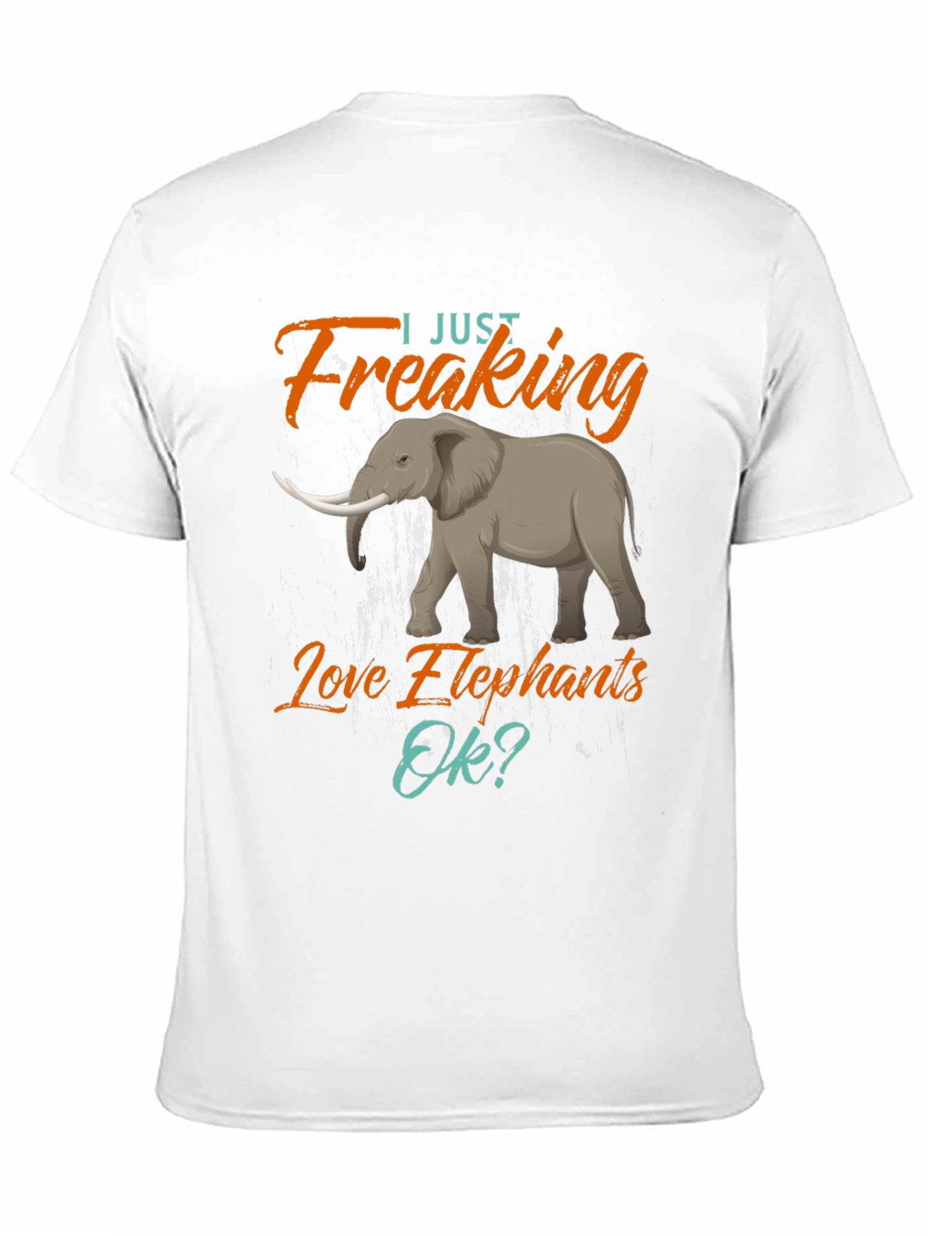 Elephant Lovers T-Shirt - Freaking Love Elephants