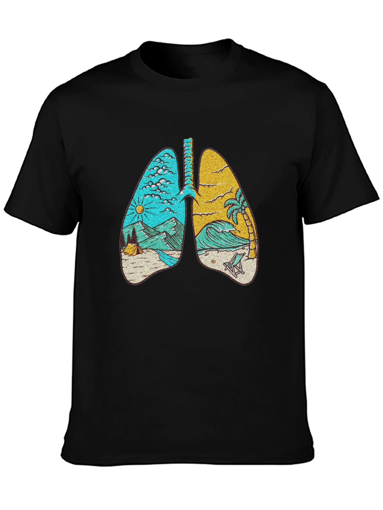 Breathe Easy T-Shirt: Nature Lungs