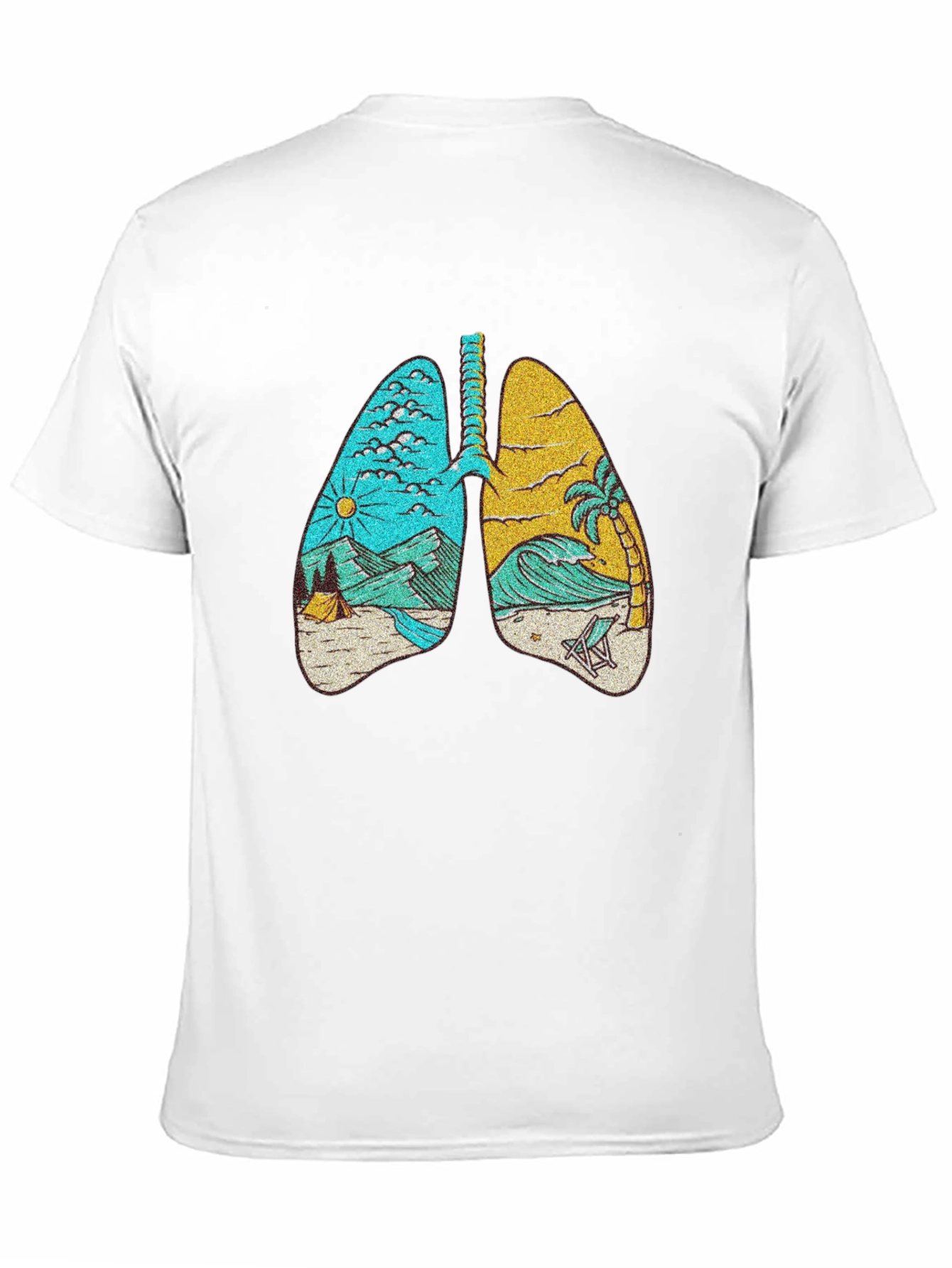 Breathe Easy T-Shirt: Nature Lungs