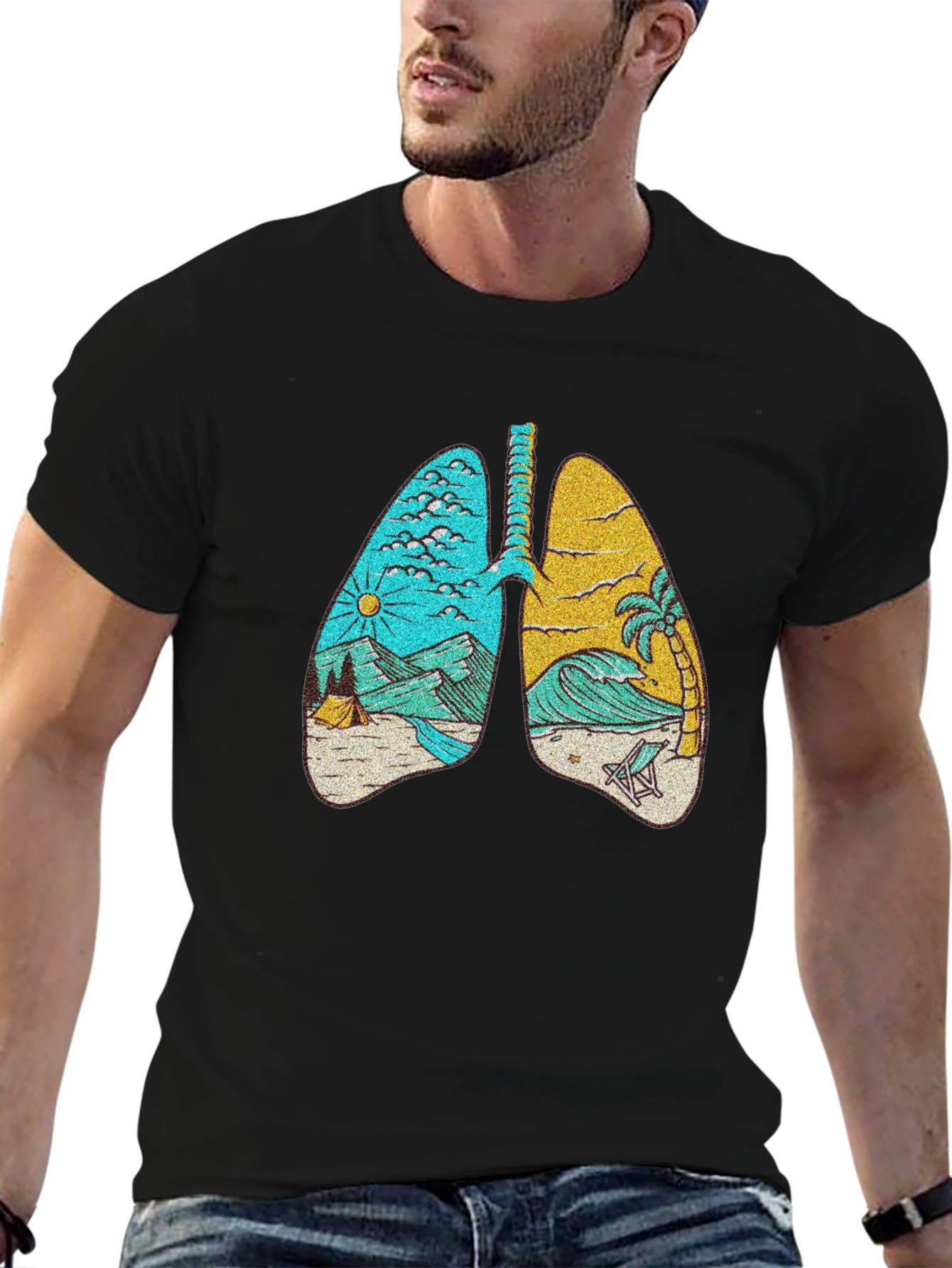 Breathe Easy T-Shirt: Nature Lungs