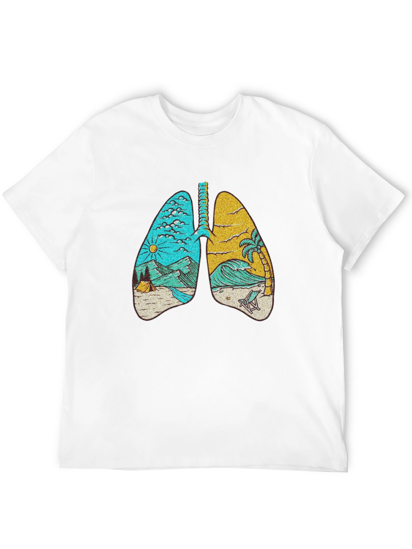 Breathe Easy T-Shirt: Nature Lungs