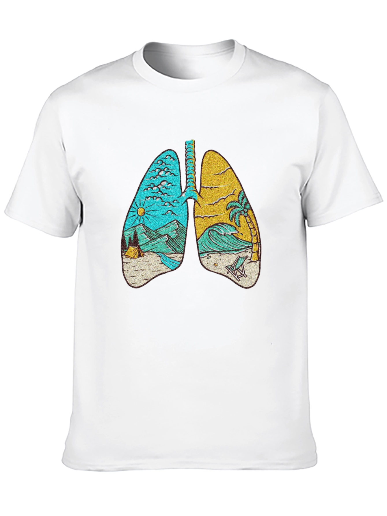 Breathe Easy T-Shirt: Nature Lungs