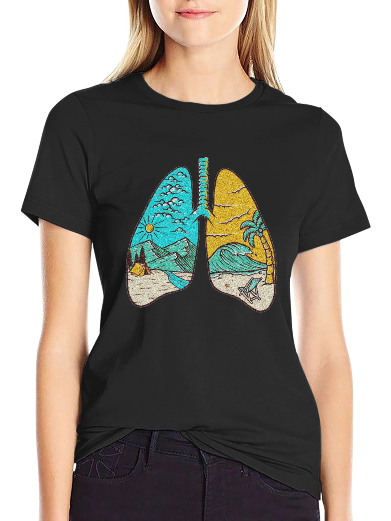 Breathe Easy T-Shirt: Nature Lungs