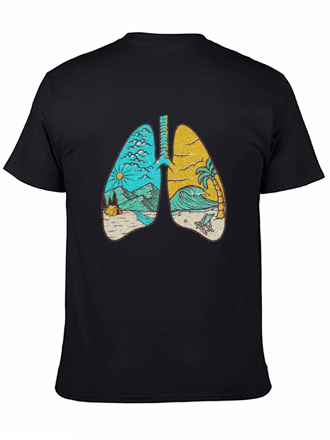 Breathe Easy T-Shirt: Nature Lungs