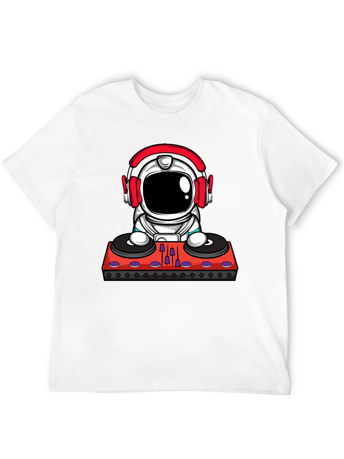 Astronaut DJ Graphic Tee - Space Beats