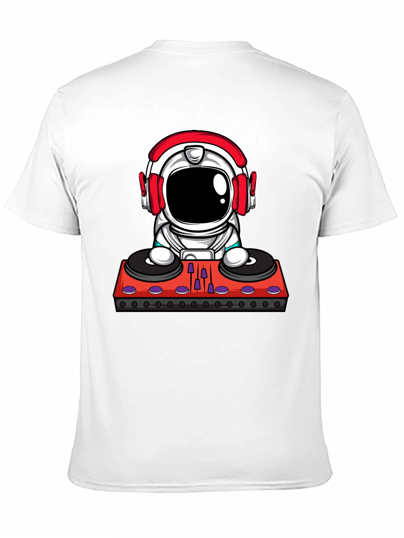 Astronaut DJ Graphic Tee - Space Beats