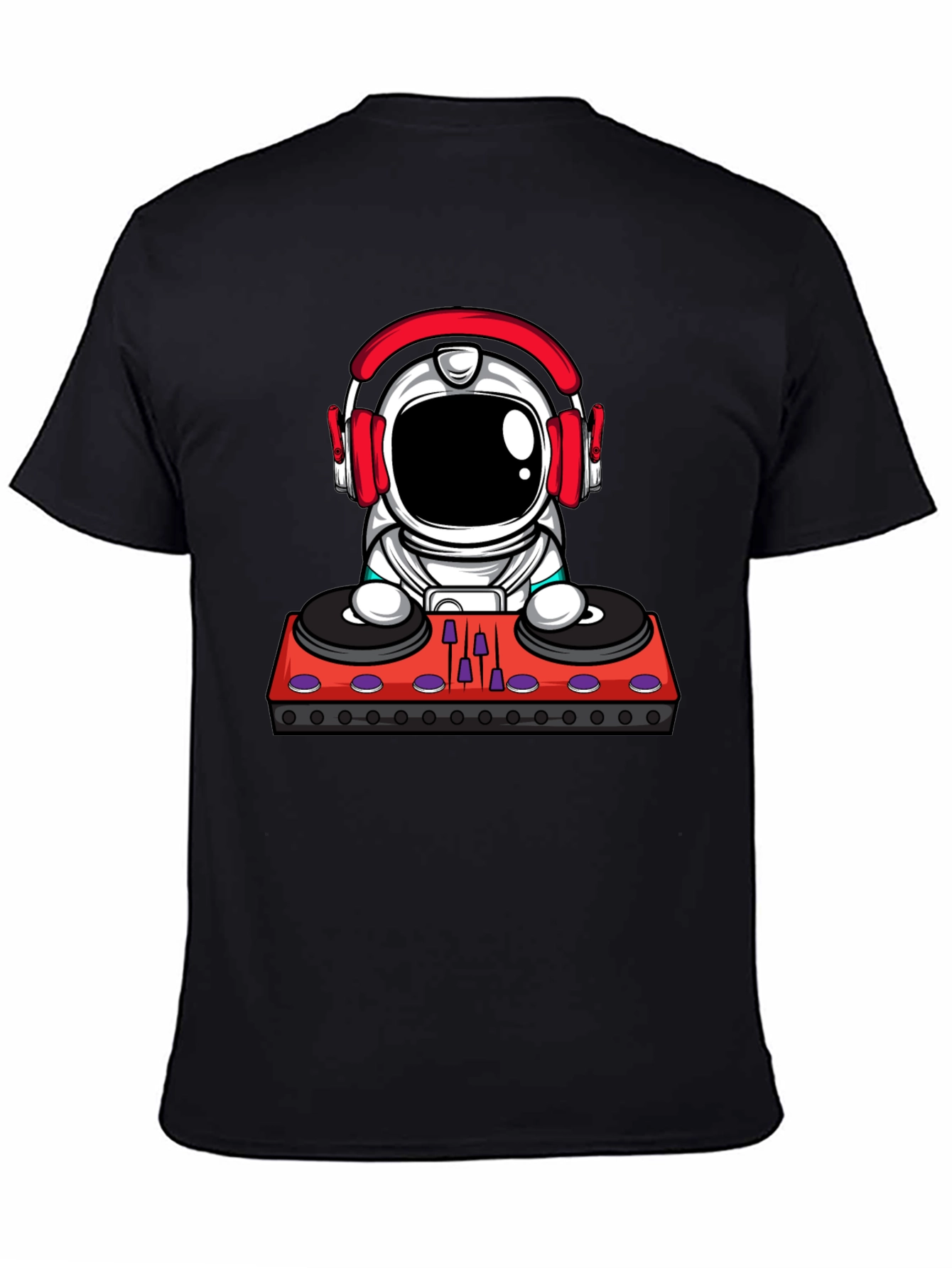 Astronaut DJ Graphic Tee - Space Beats