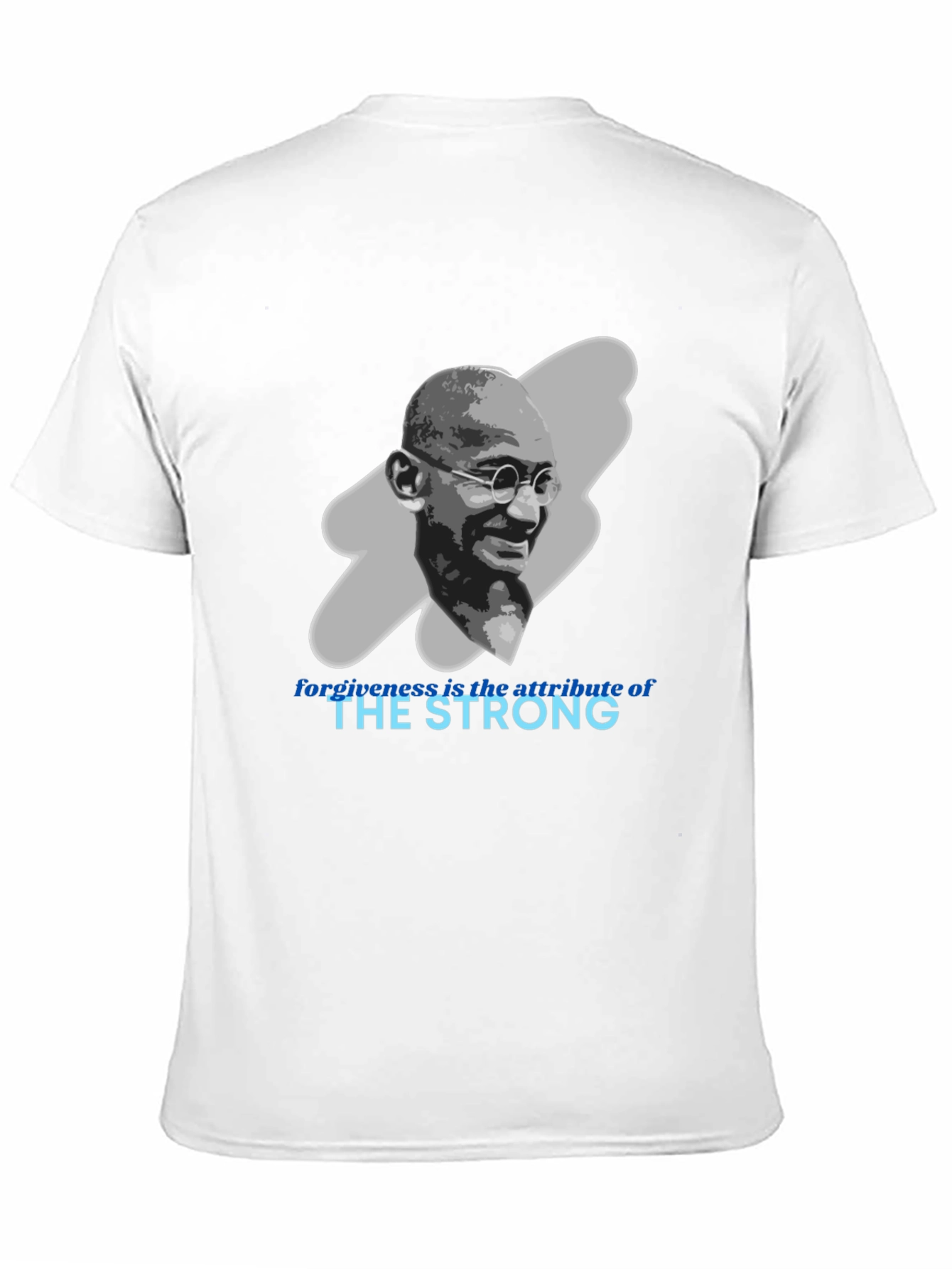 Gandhi Quote Graphic T-Shirt - Forgiveness is Strength