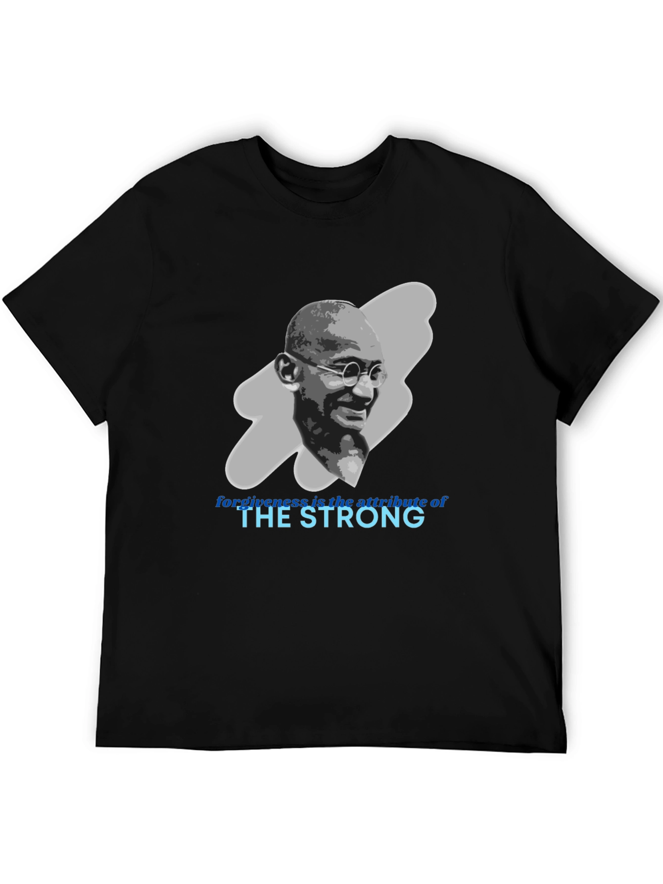 Gandhi Quote Graphic T-Shirt - Forgiveness is Strength