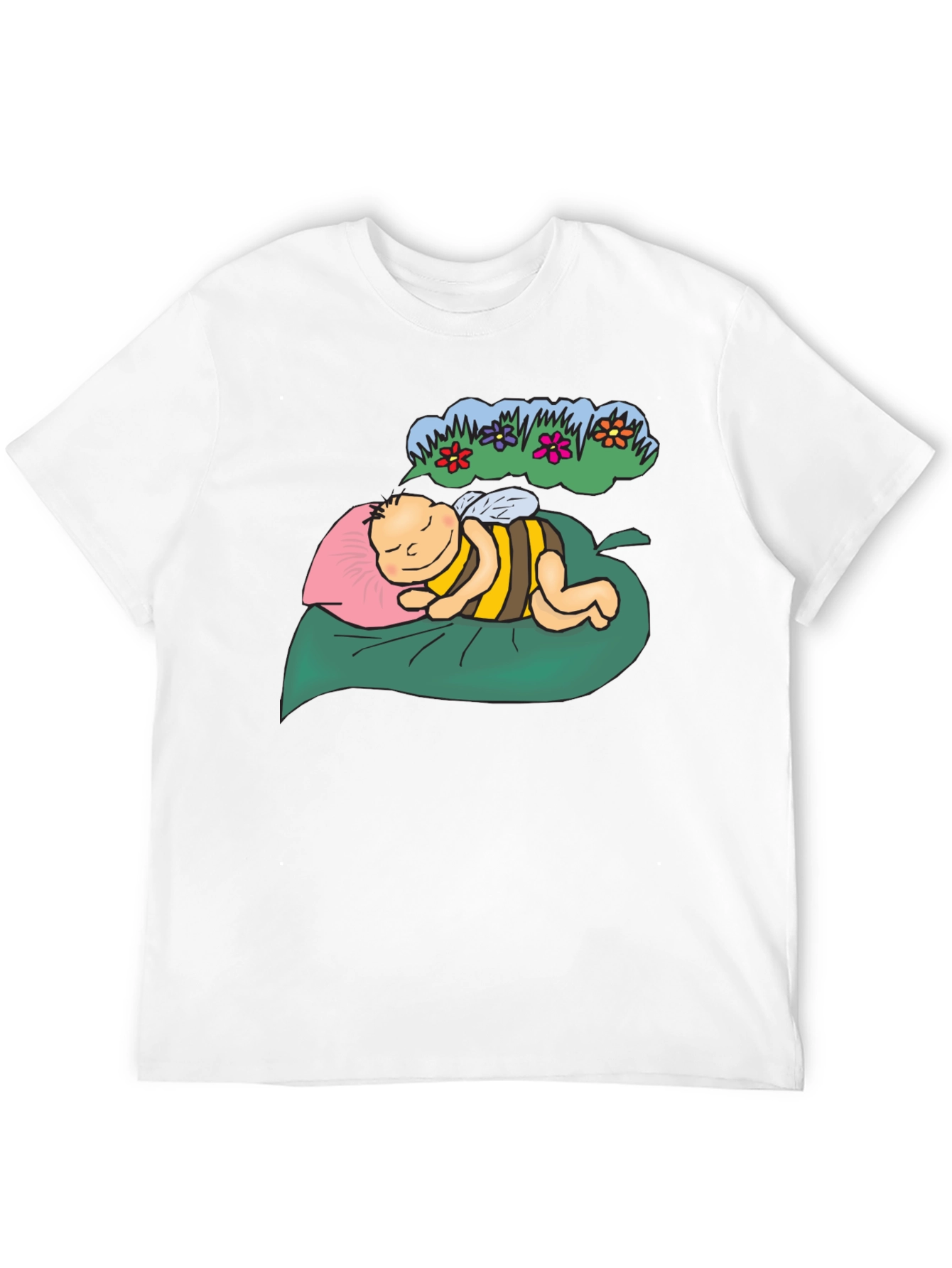 Dreaming Bee Graphic Tee - Black