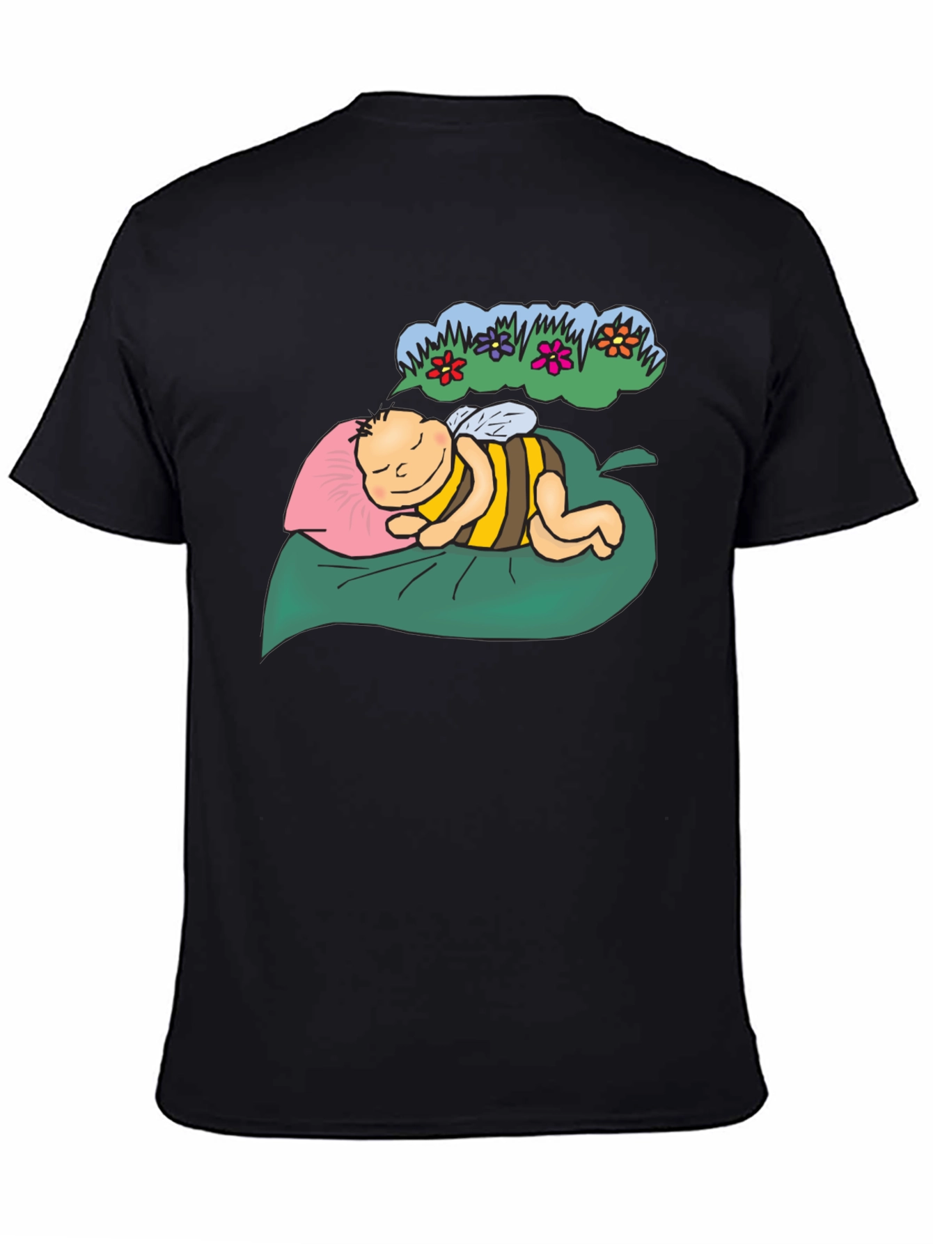 Dreaming Bee Graphic Tee - Black