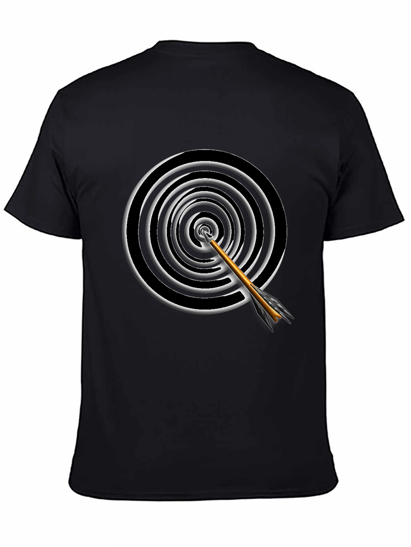 Target Arrow Graphic Tee - Black