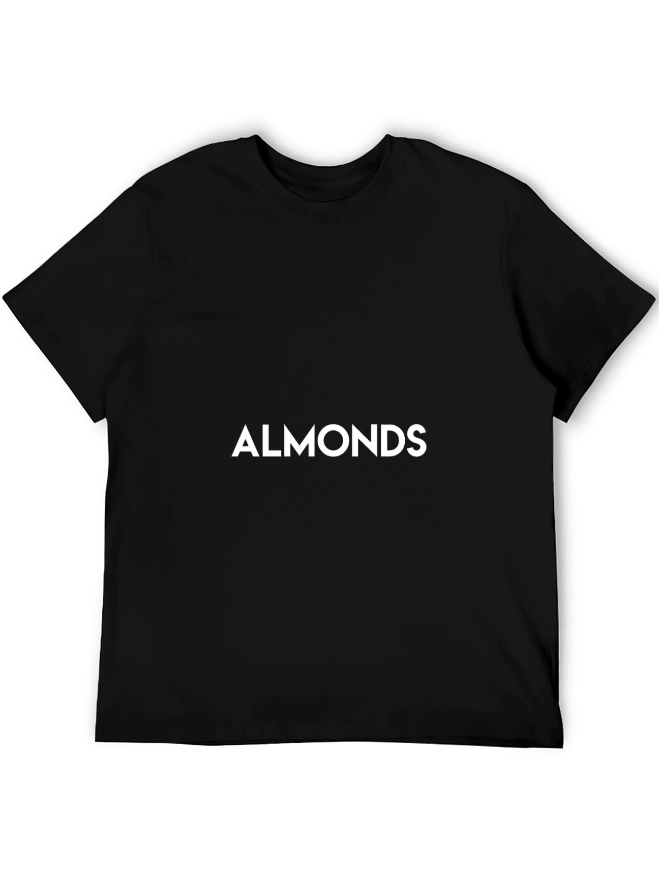 Almonds Graphic Tee - Trendy Short Sleeve T-Shirt