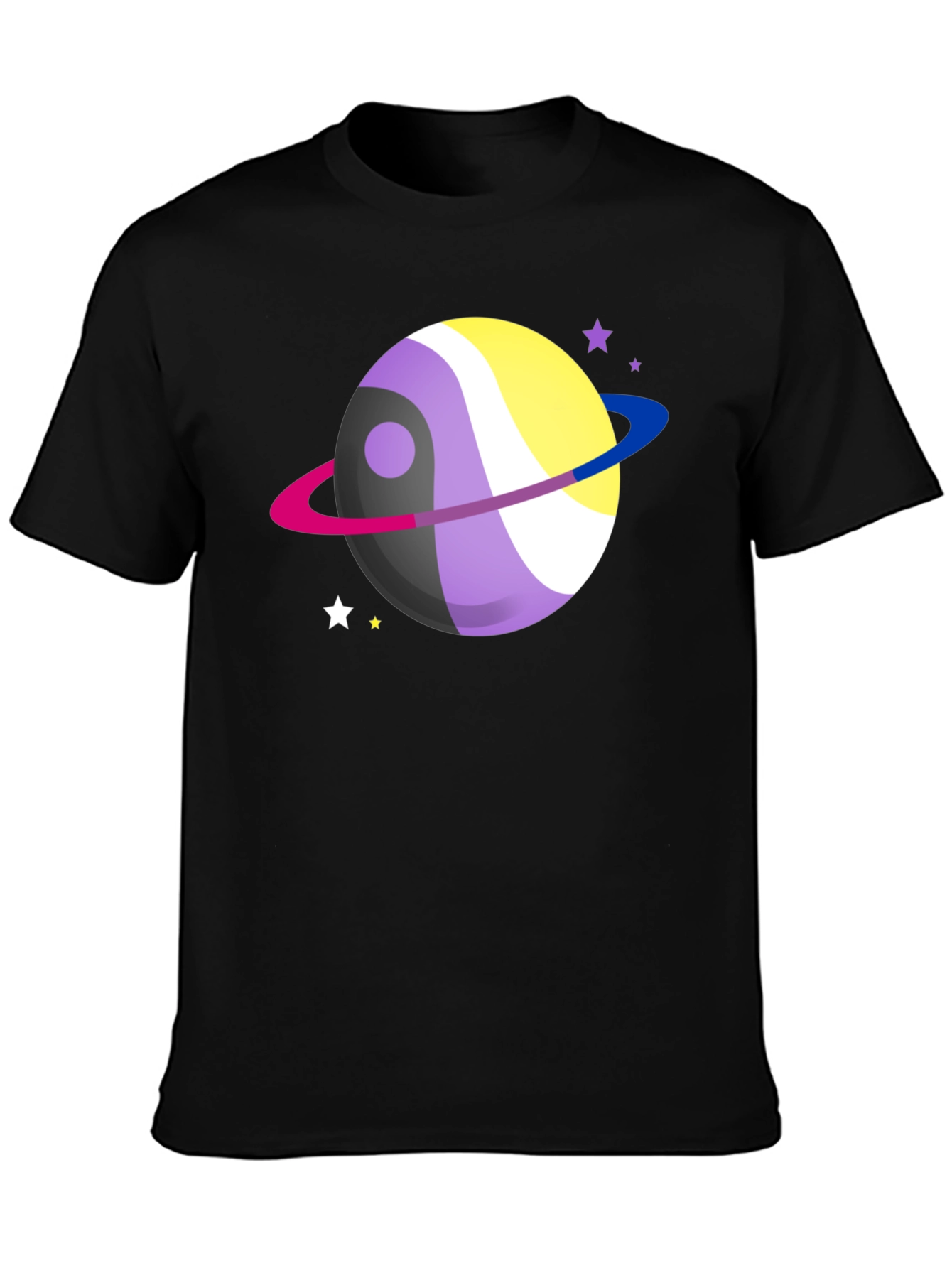 Nonbinary Pride Planet T-Shirt