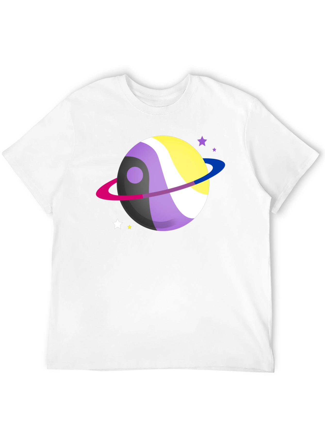 Nonbinary Pride Planet T-Shirt