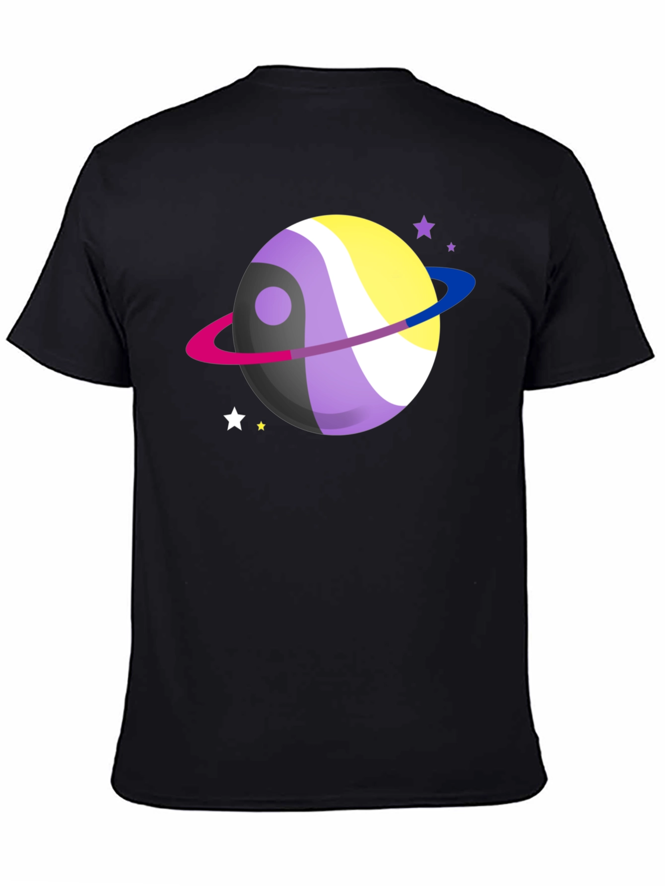 Nonbinary Pride Planet T-Shirt