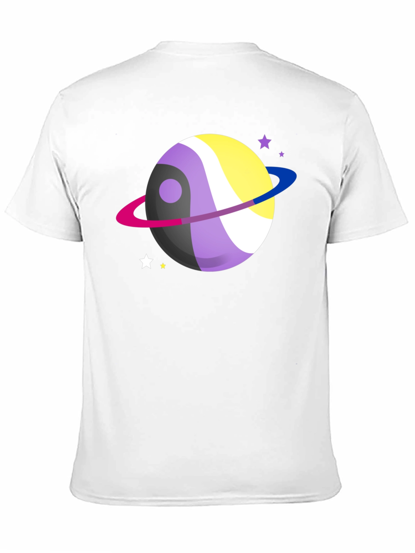 Nonbinary Pride Planet T-Shirt