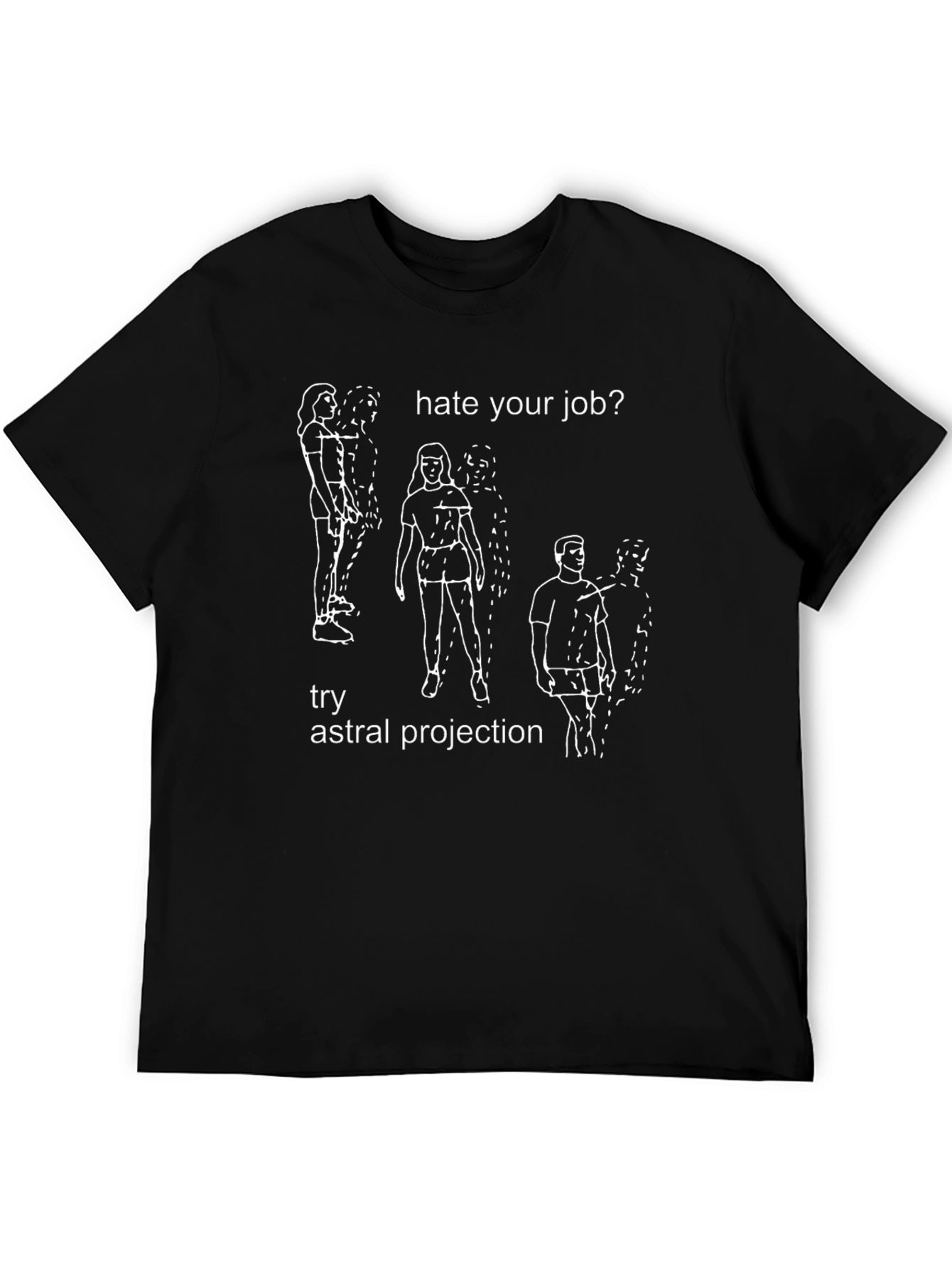 Astral Projection Graphic Tee - Black