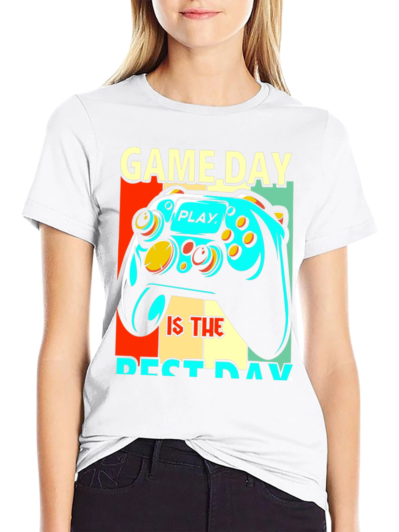 Game Day Controller Graphic T-Shirt