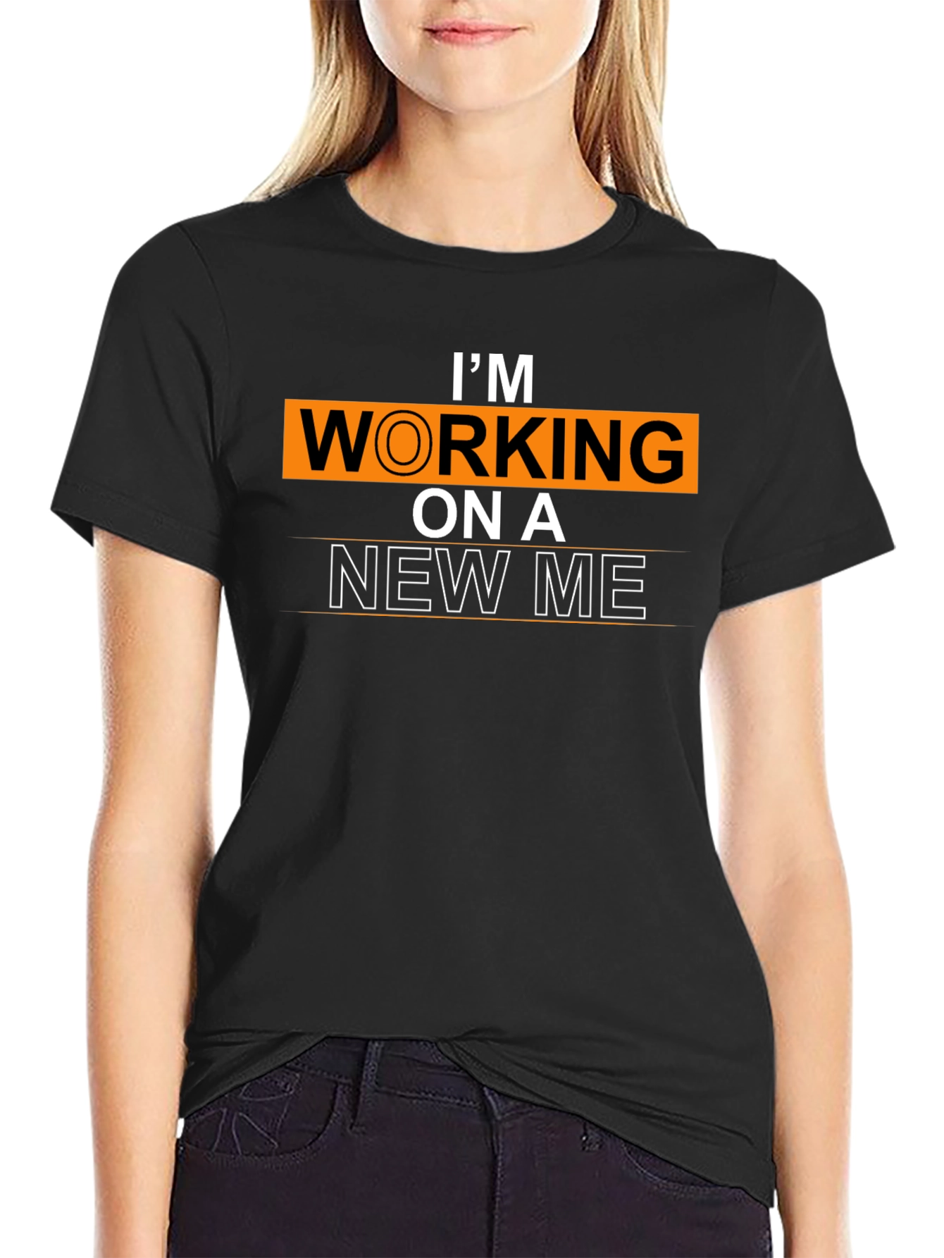 Im Working On A New Me Graphic T-Shirt