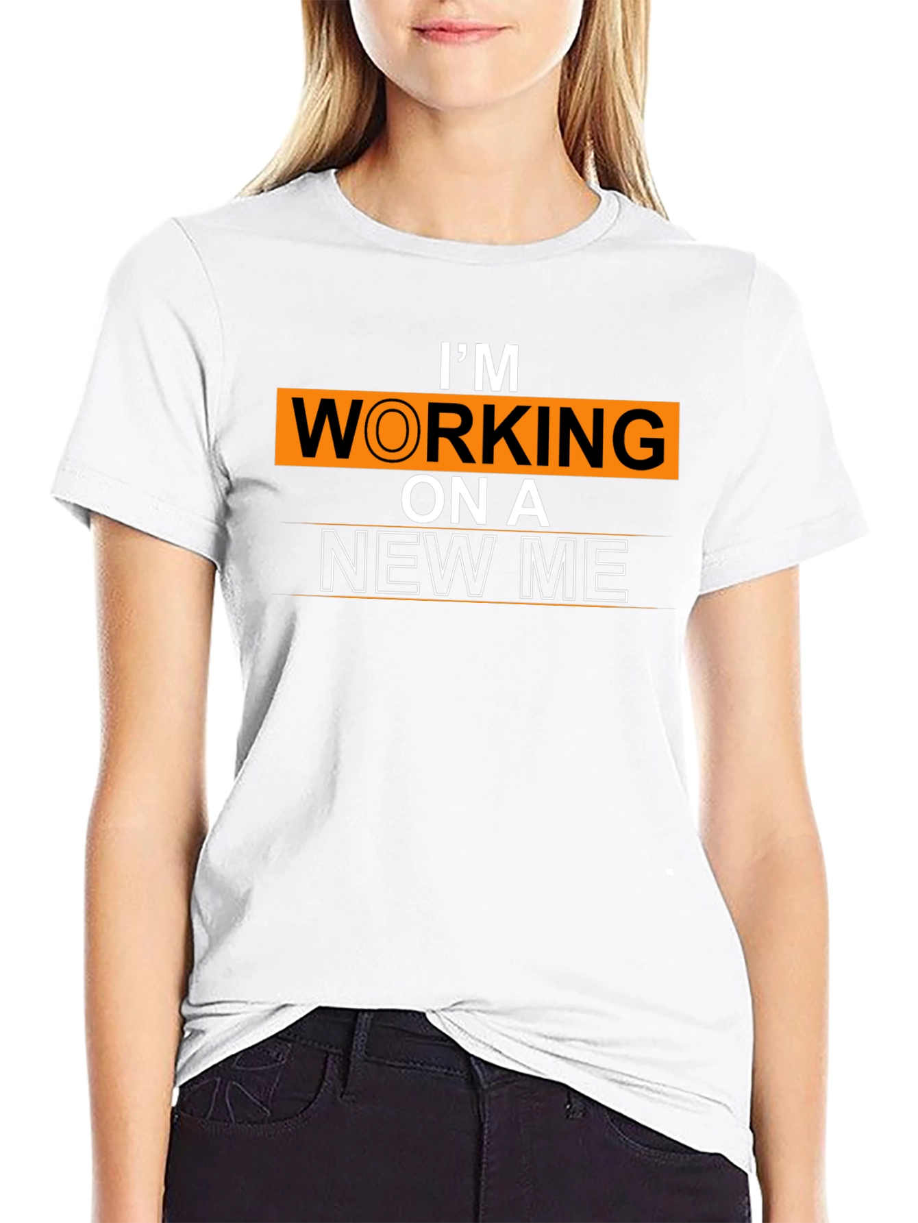 Im Working On A New Me Graphic T-Shirt