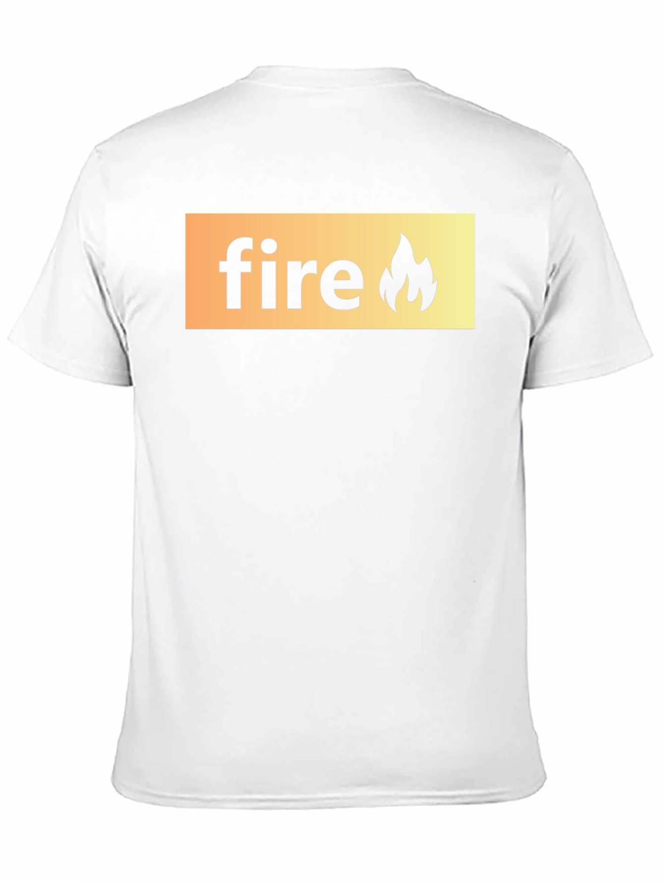 Fire Graphic Black T-Shirt