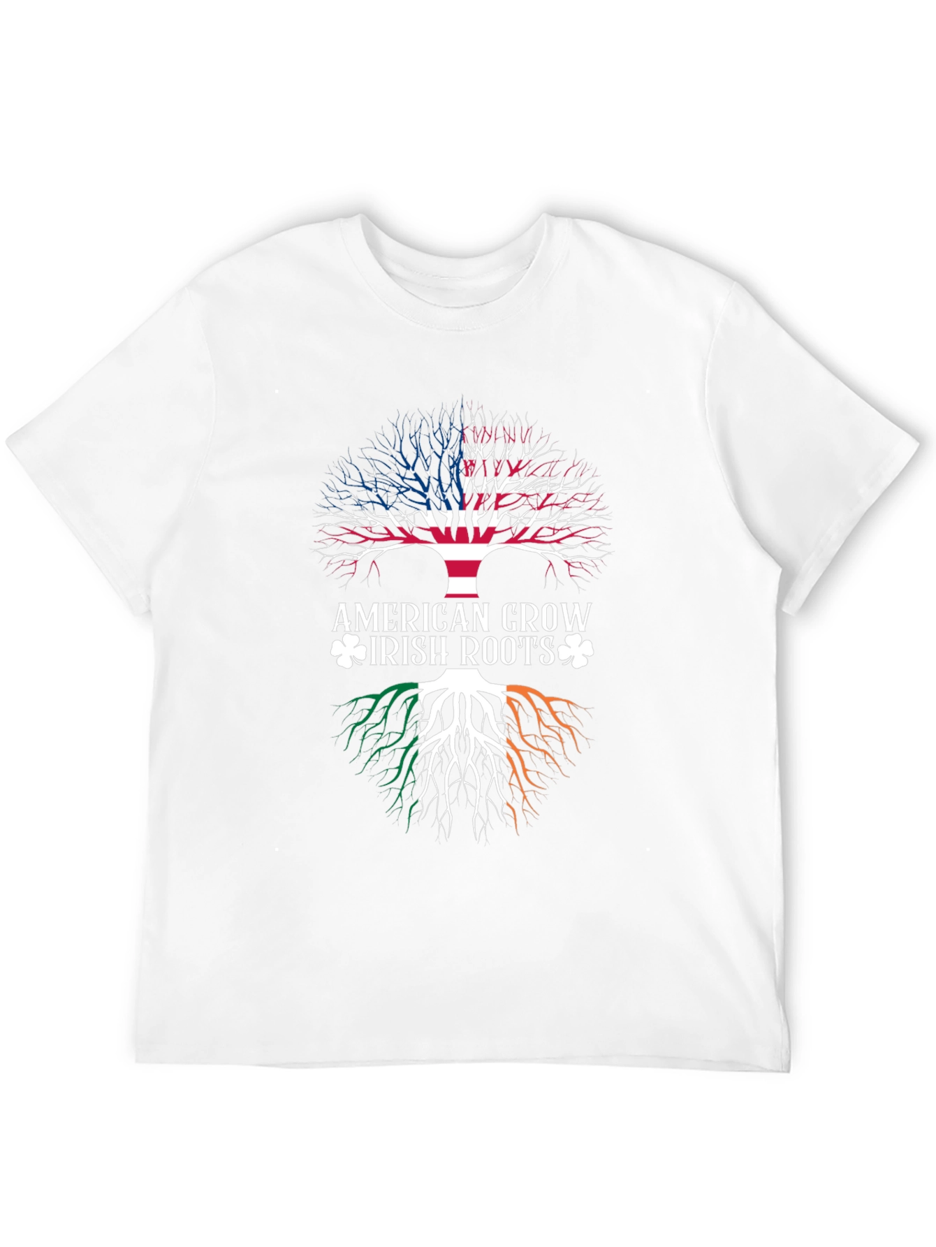 American Grown Irish Roots Graphic T-Shirt