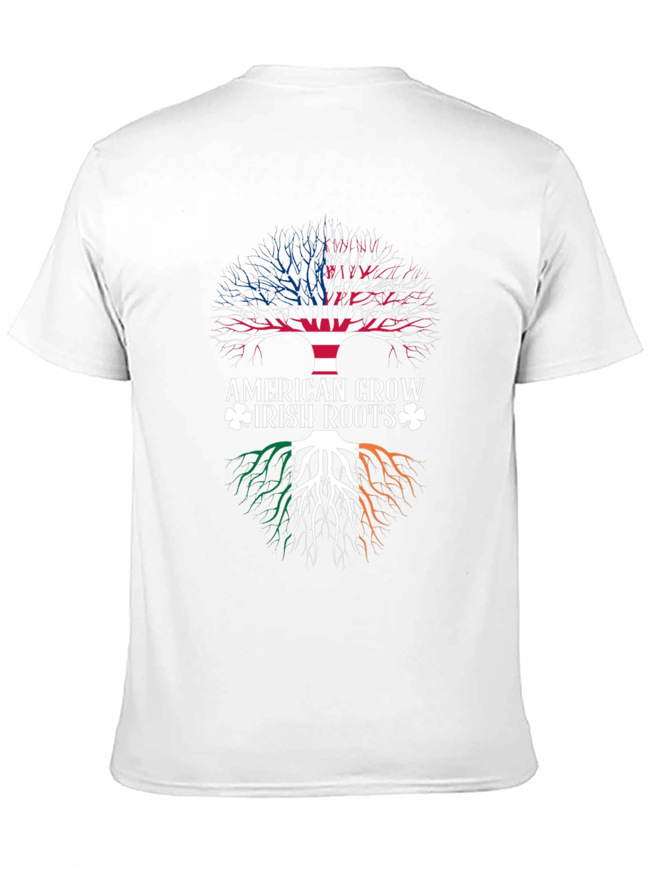 American Grown Irish Roots Graphic T-Shirt