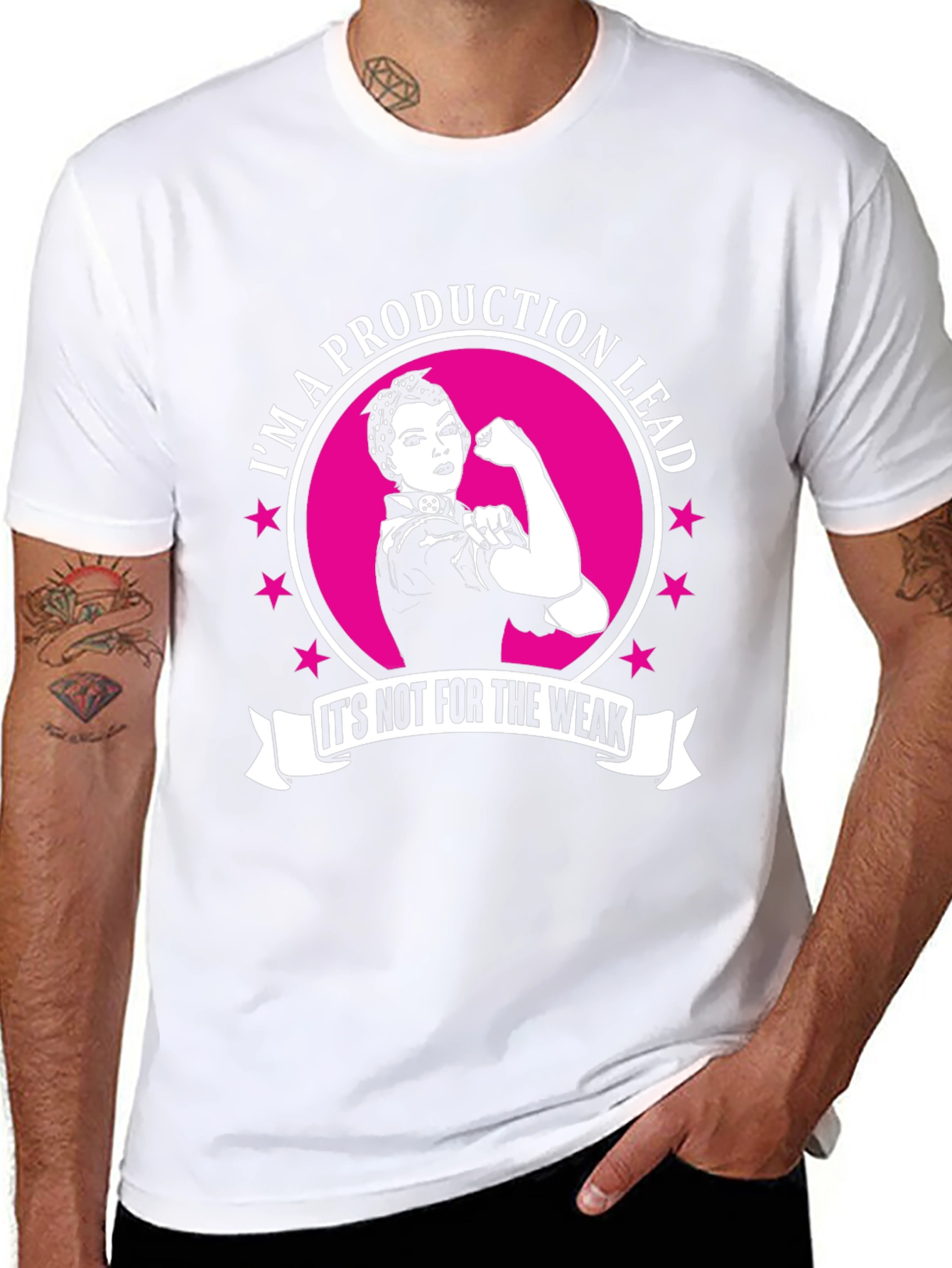 Production Lead T-Shirt - Strong Woman Design