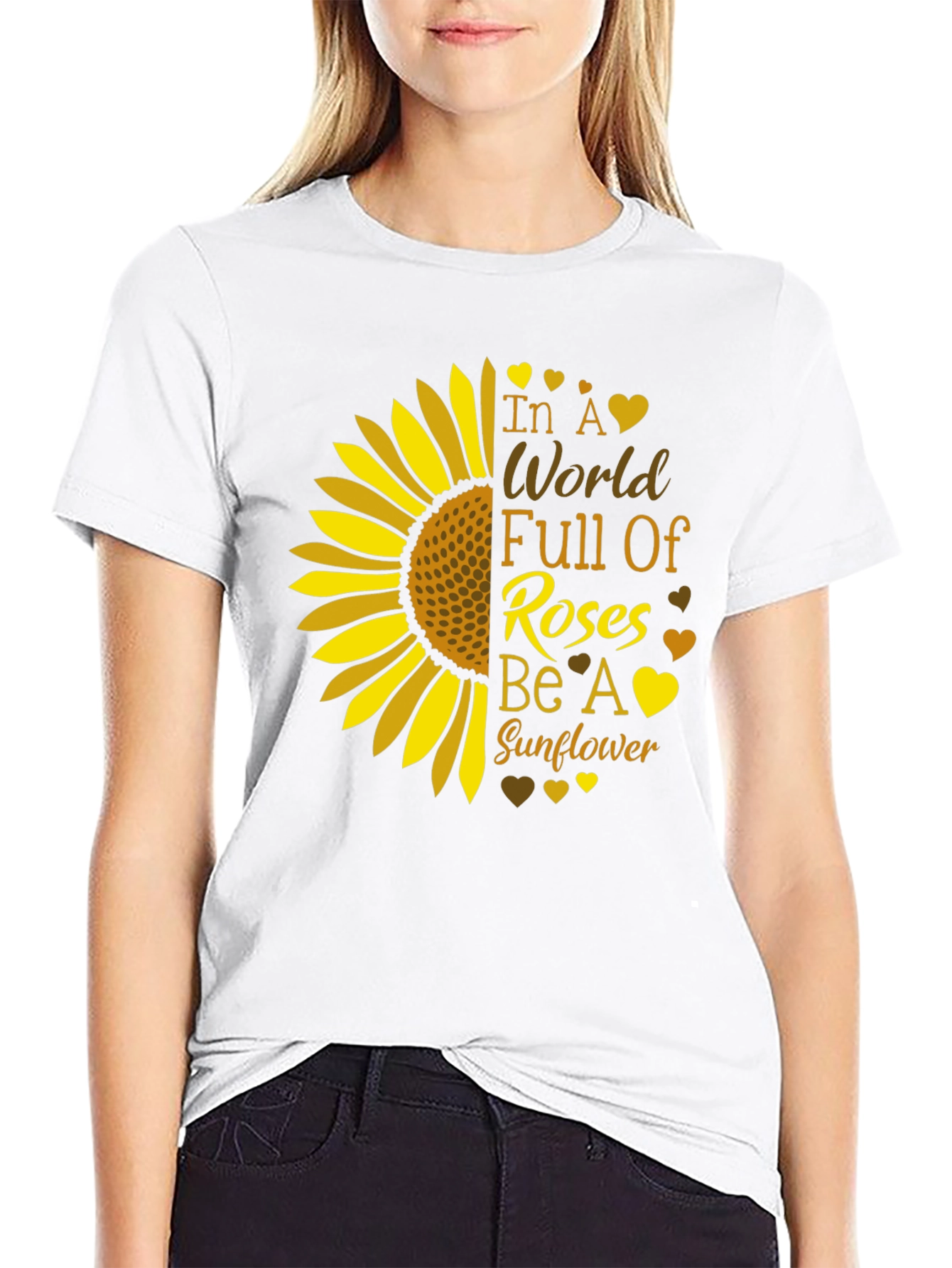 Sunflower Graphic Tee - Be a Sunflower!