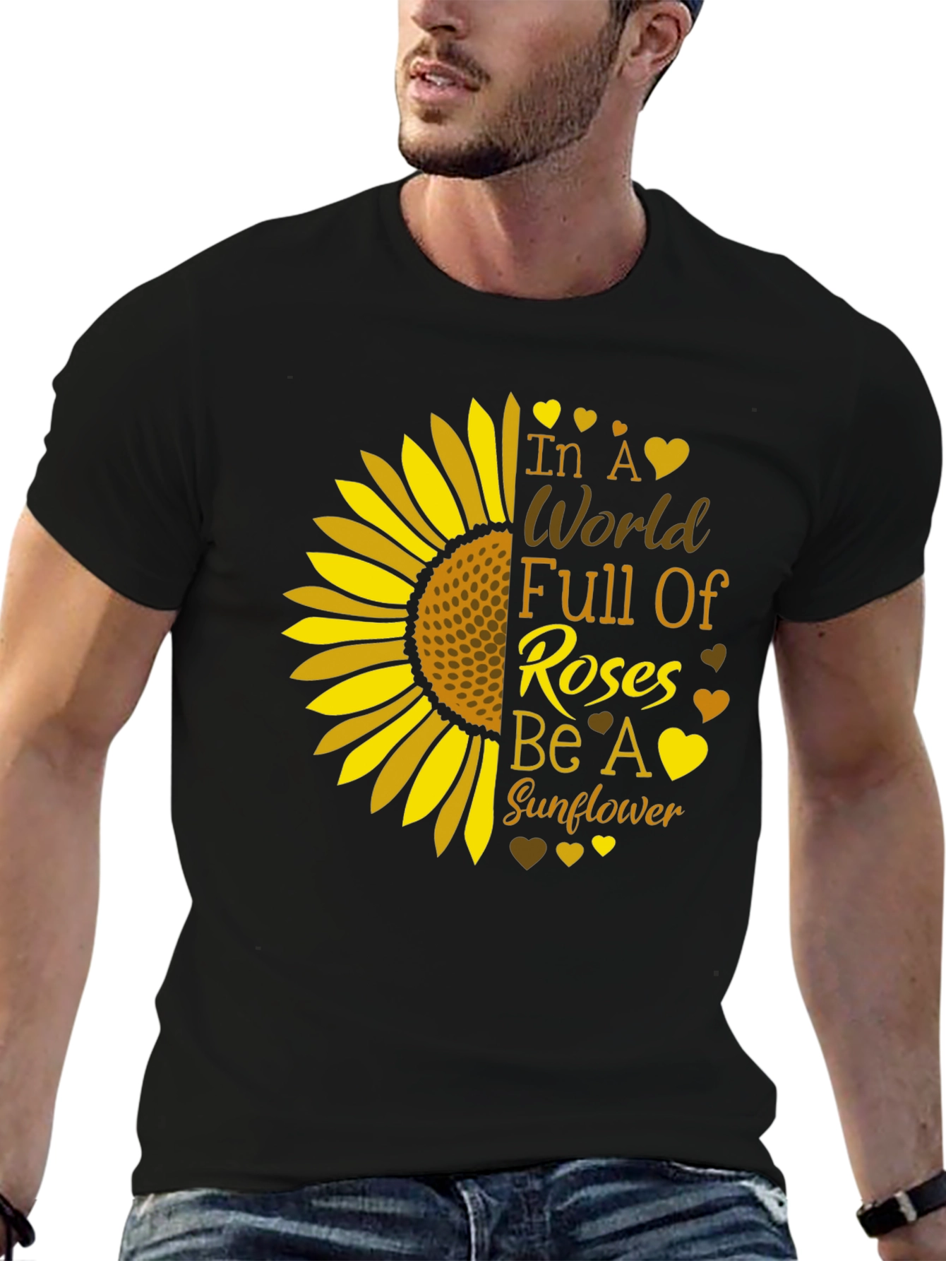 Sunflower Graphic Tee - Be a Sunflower!