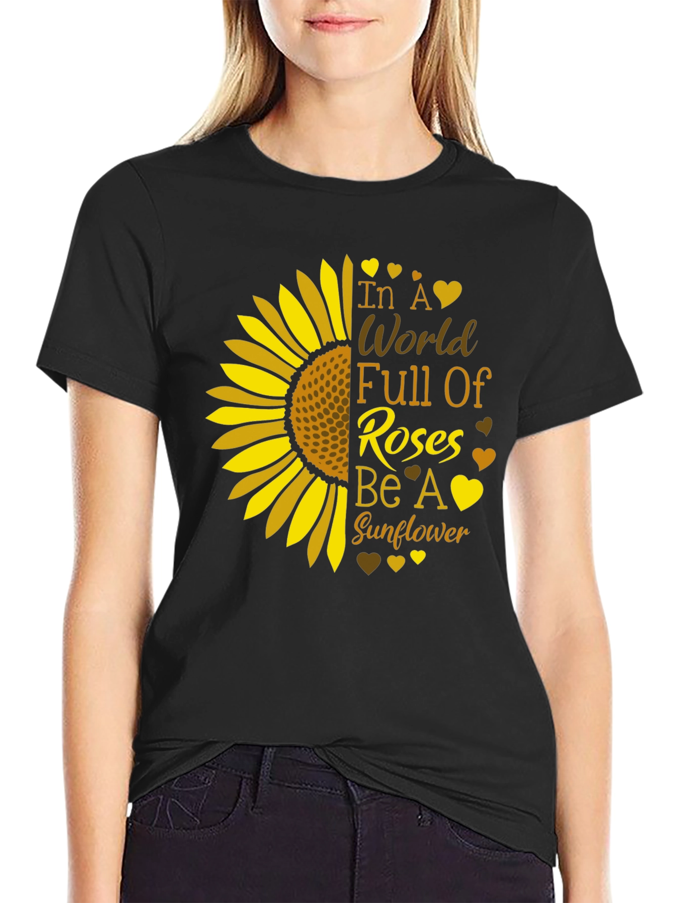 Sunflower Graphic Tee - Be a Sunflower!