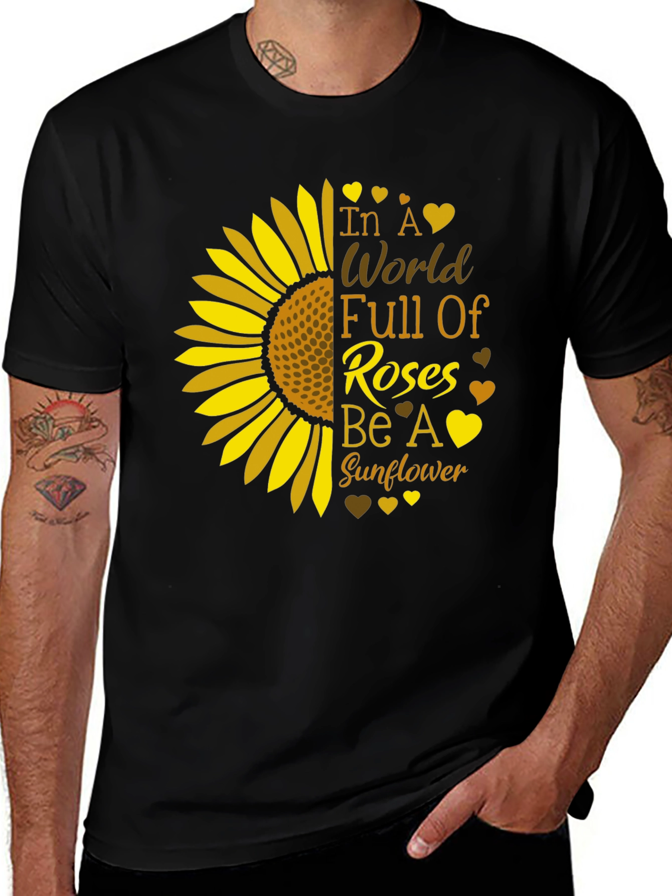 Sunflower Graphic Tee - Be a Sunflower!