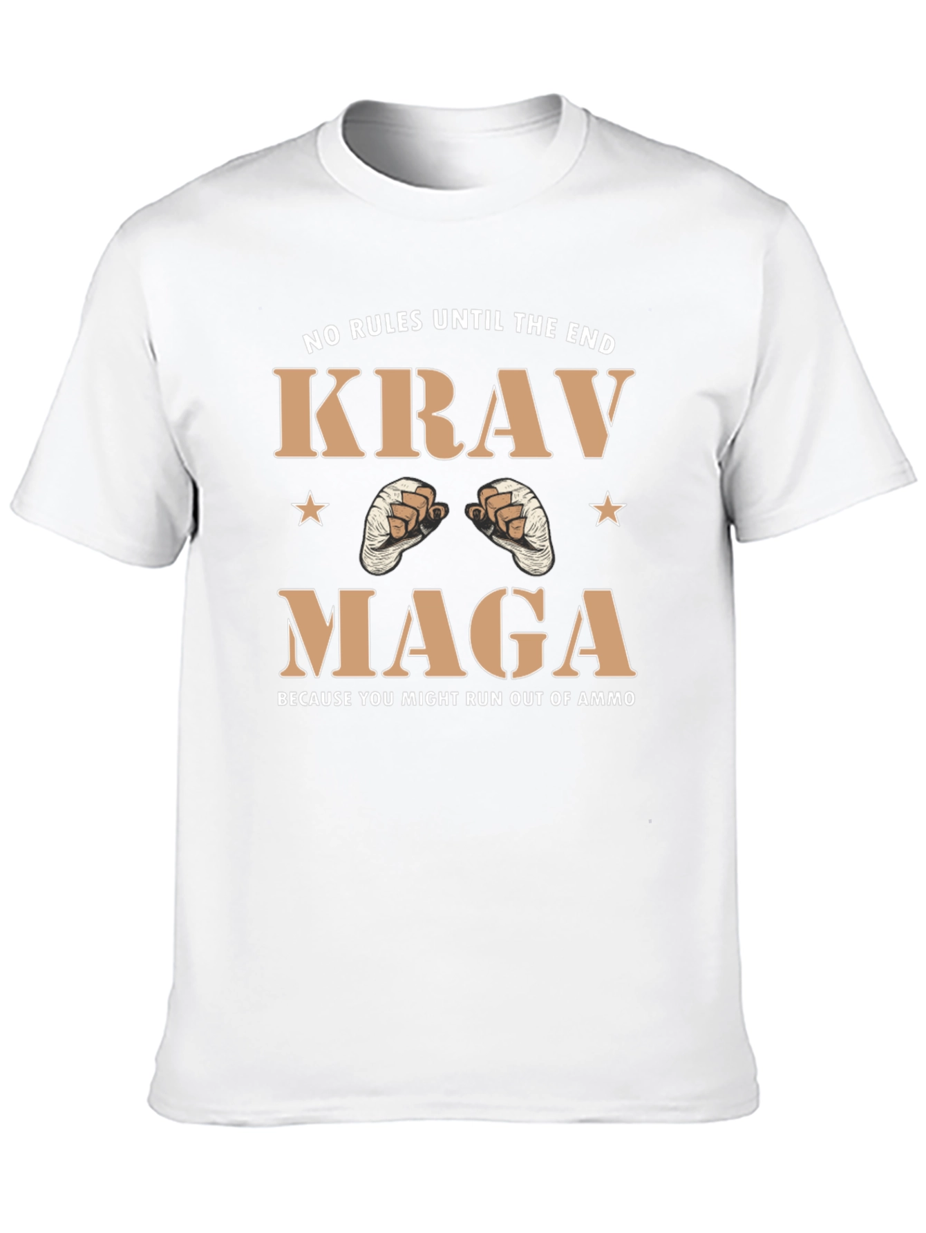 Krav Maga Black T-Shirt - No Rules MMA Apparel