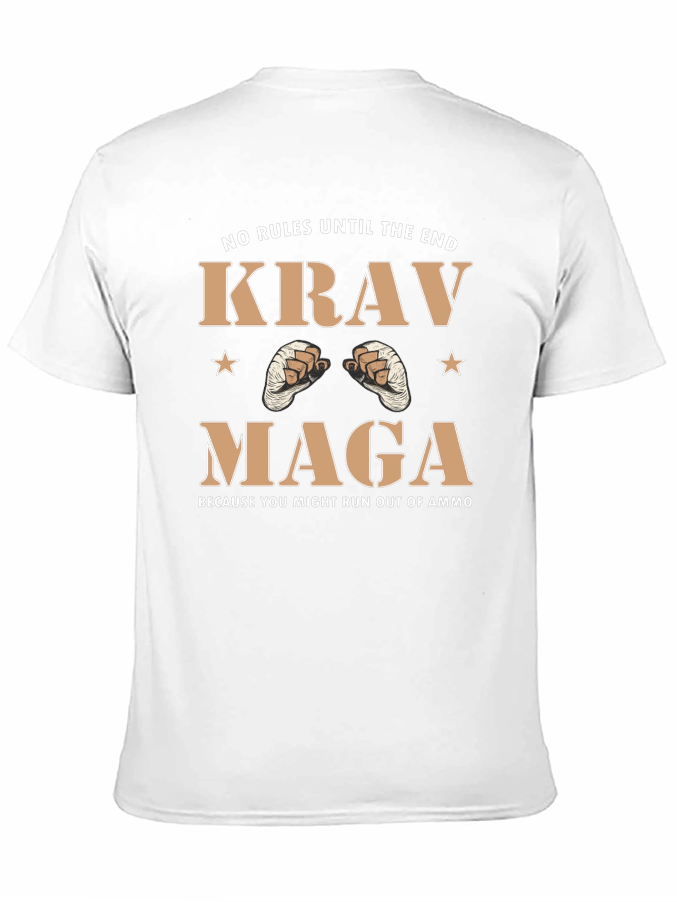 Krav Maga Black T-Shirt - No Rules MMA Apparel