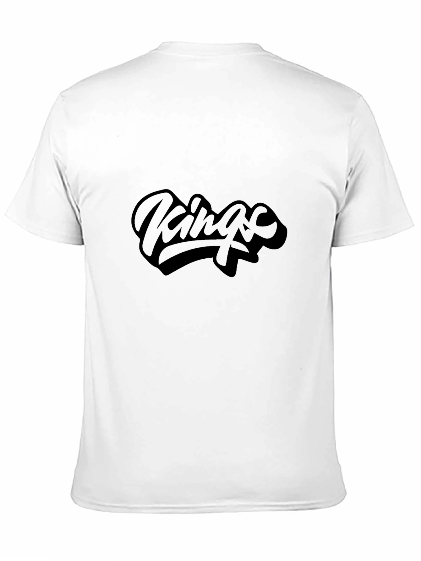 Kings Graphic Print Black T-Shirt