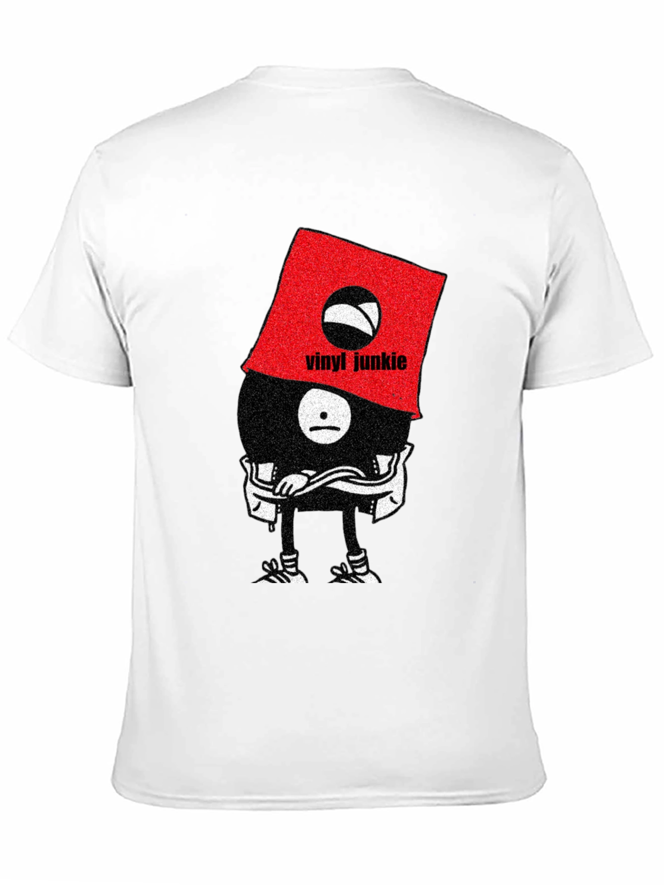 Vinyl Junkie Graphic Tee - Unique Music Lover T-Shirt