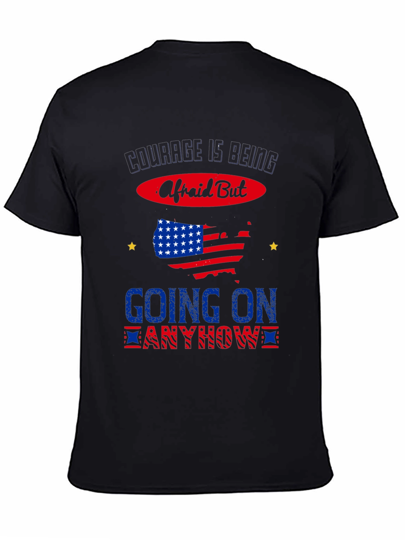 Courage Graphic Tee - Patriotic Design