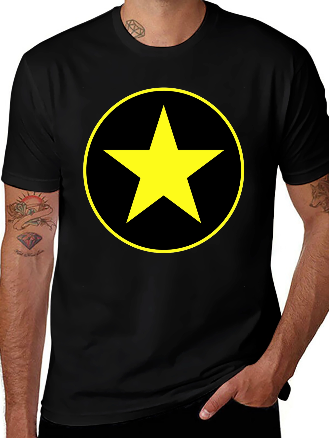 Star Circle Graphic Tee