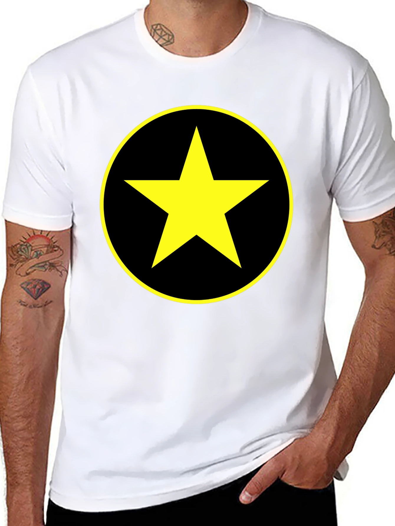 Star Circle Graphic Tee