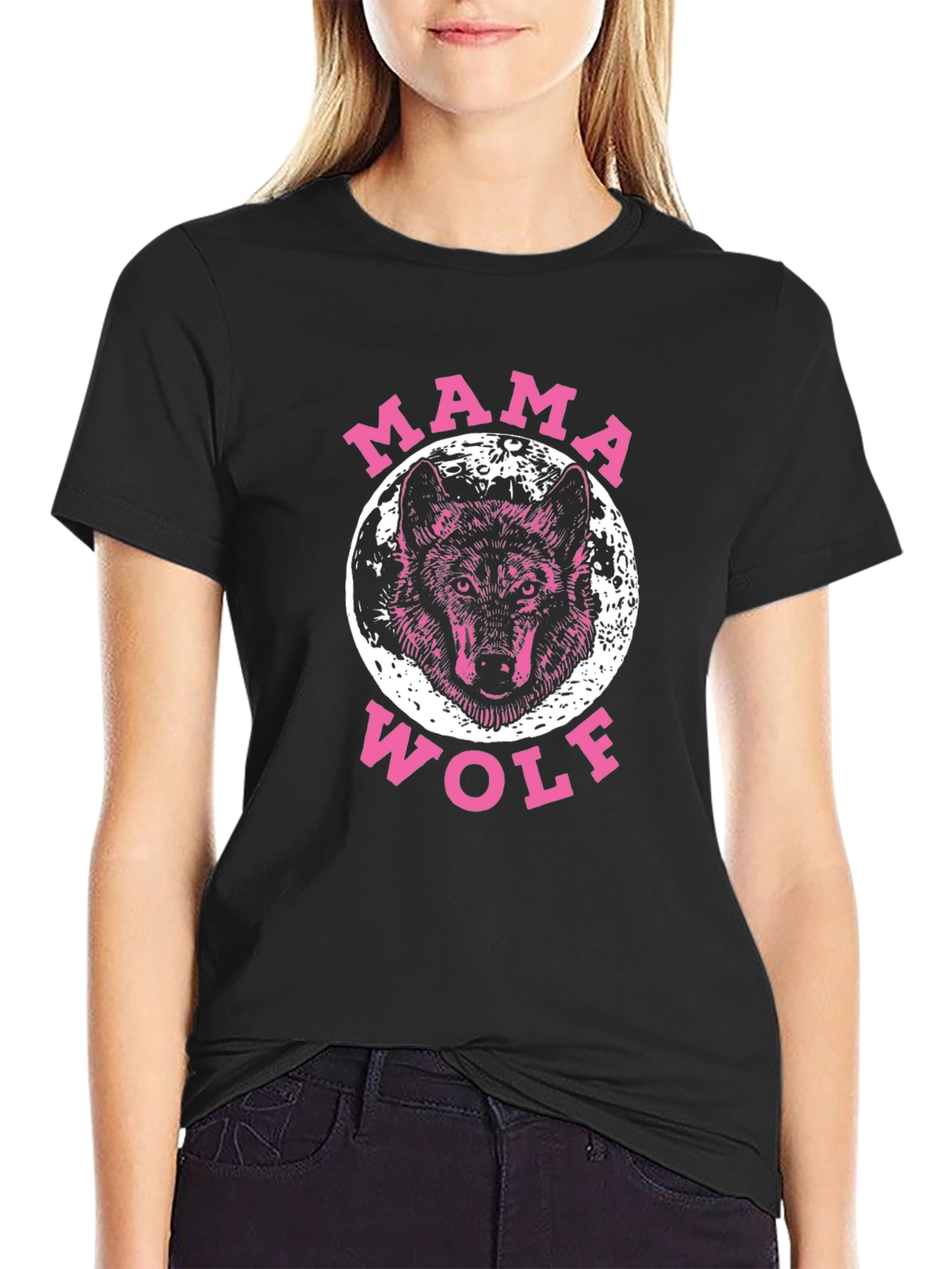Mama Wolf Graphic T-Shirt