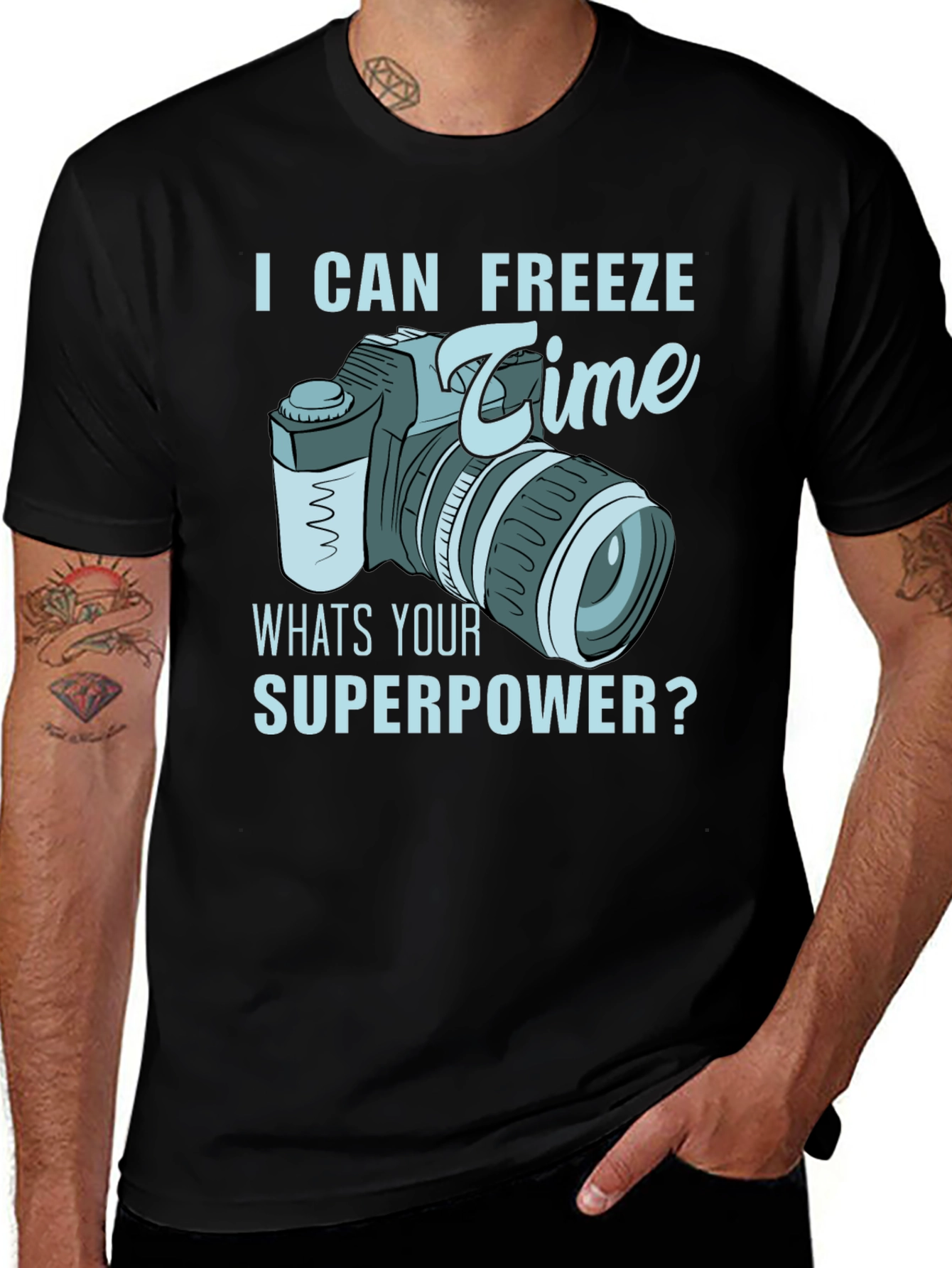 I Can Freeze Time T-Shirt - Photographer Superpower Tee