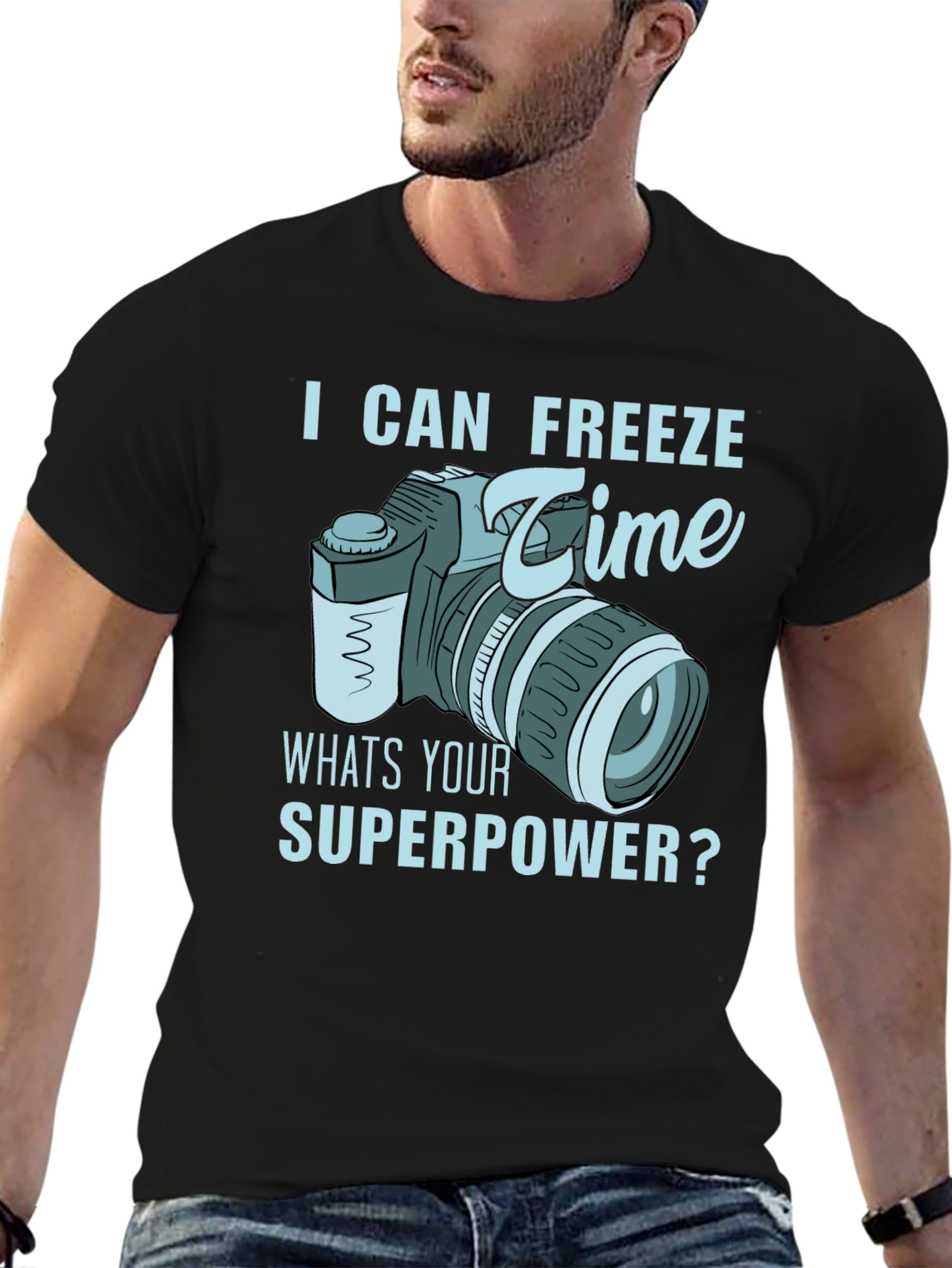 I Can Freeze Time T-Shirt - Photographer Superpower Tee