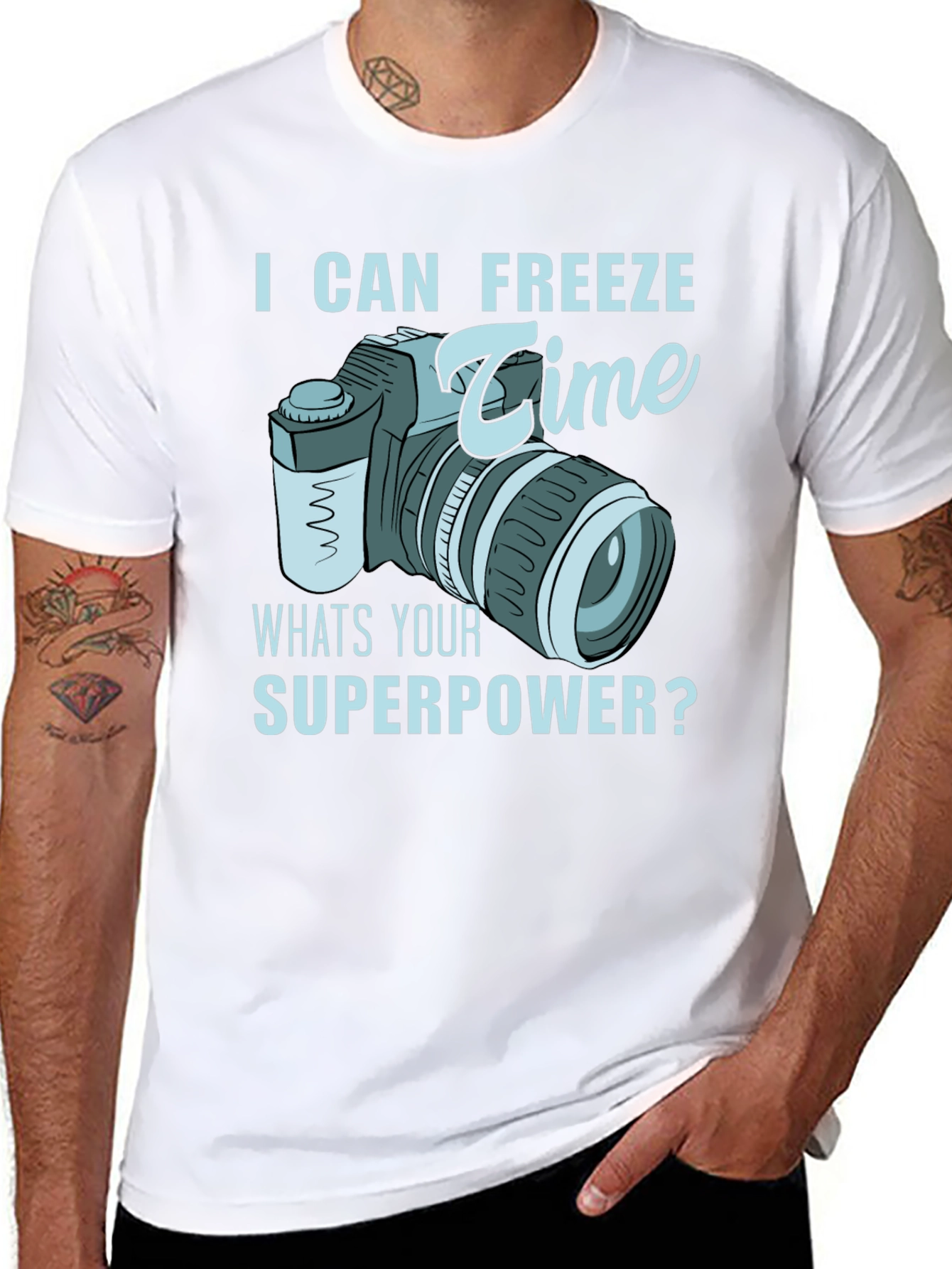 I Can Freeze Time T-Shirt - Photographer Superpower Tee