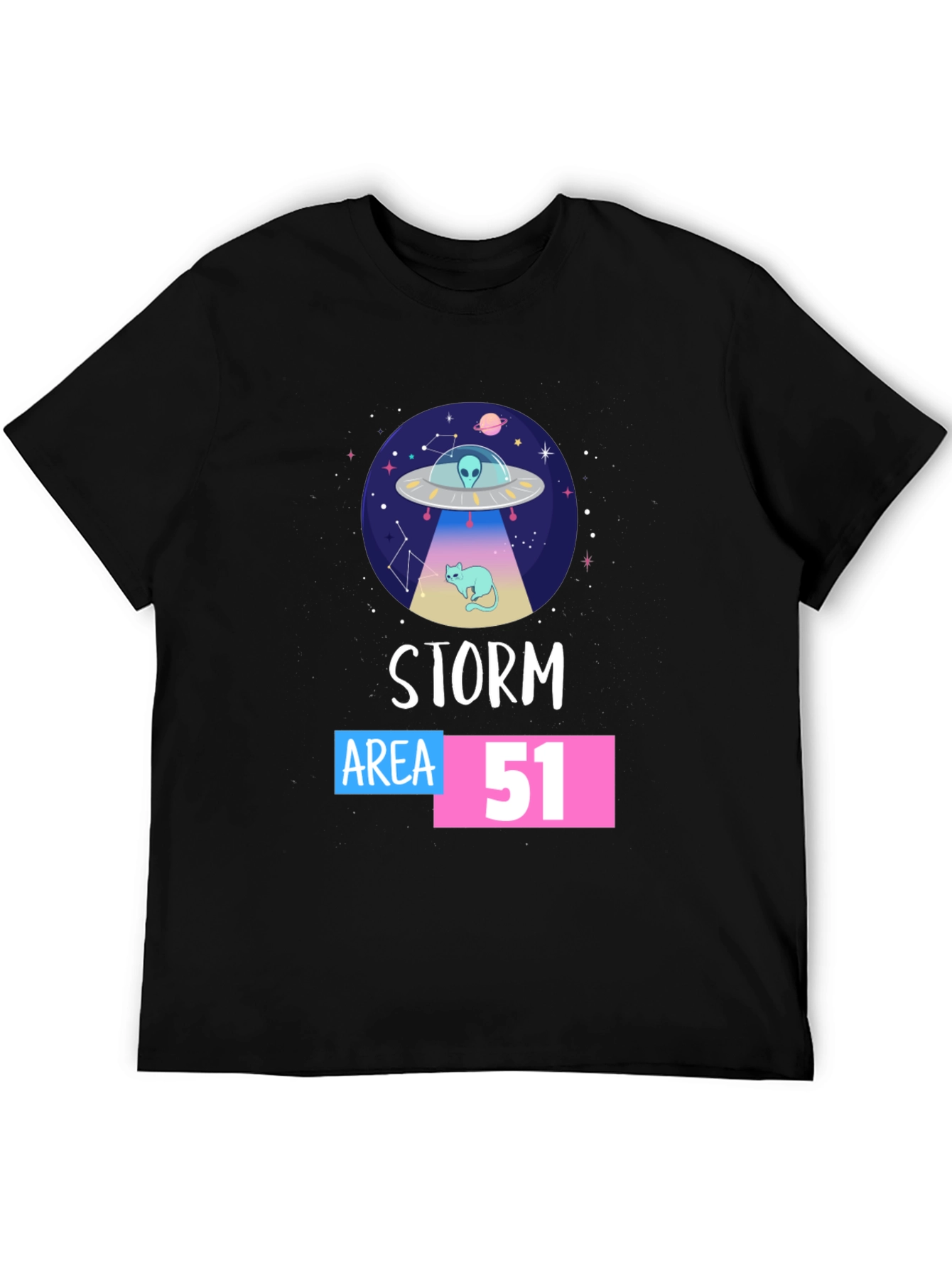 Storm Area 51 UFO Cat T-Shirt