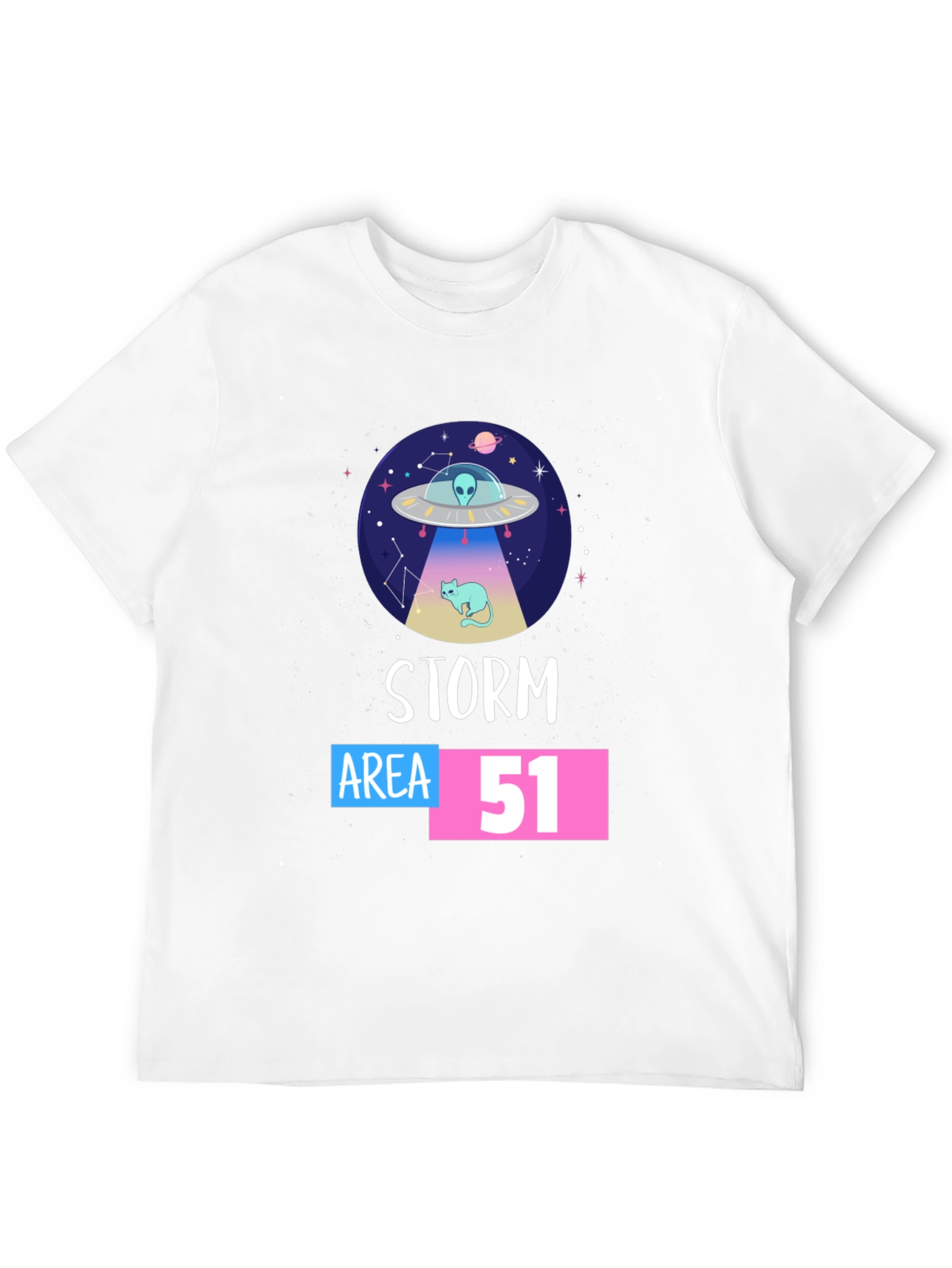Storm Area 51 UFO Cat T-Shirt