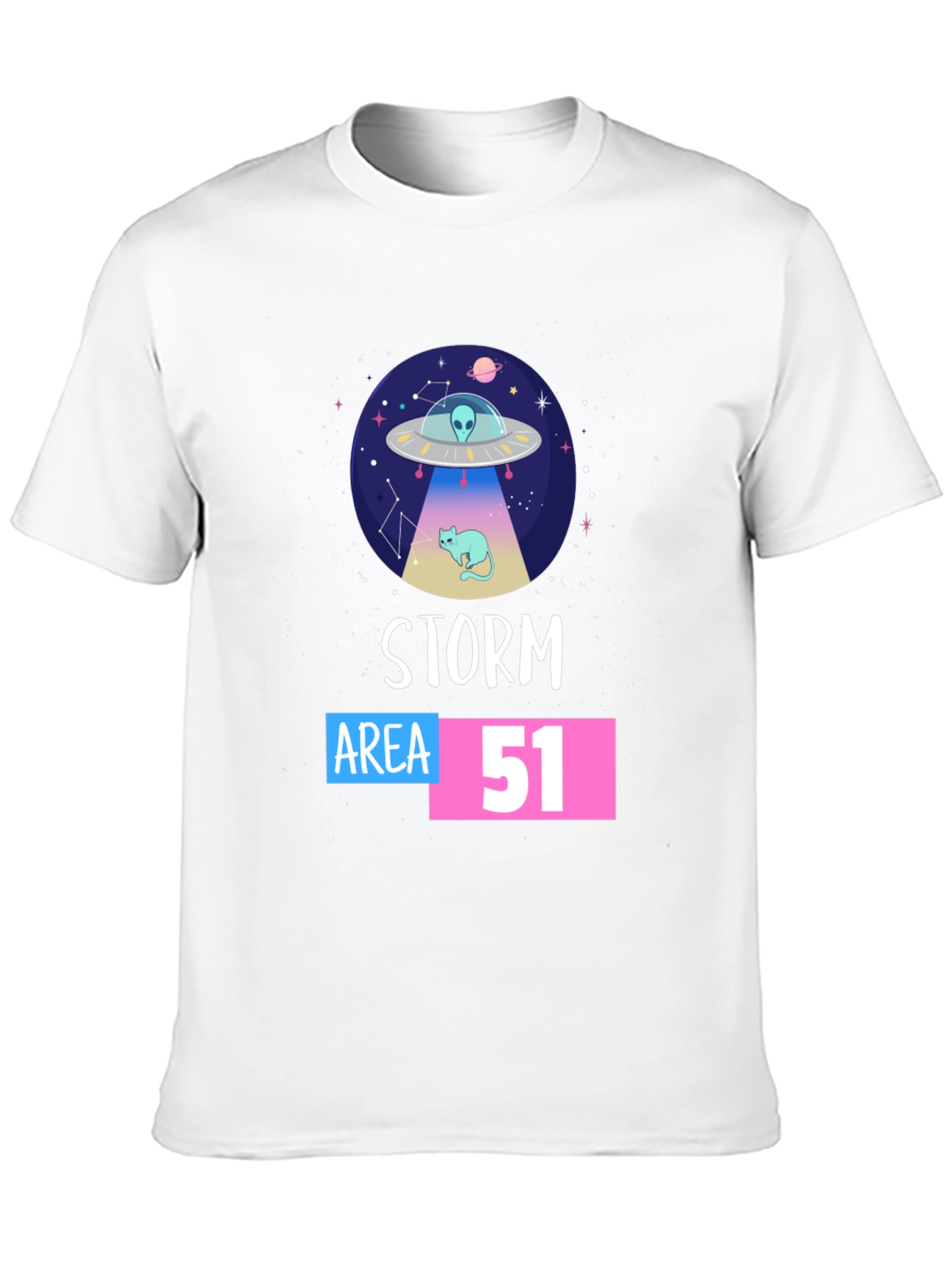 Storm Area 51 UFO Cat T-Shirt