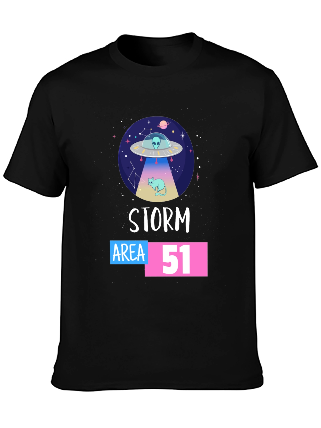 Storm Area 51 UFO Cat T-Shirt